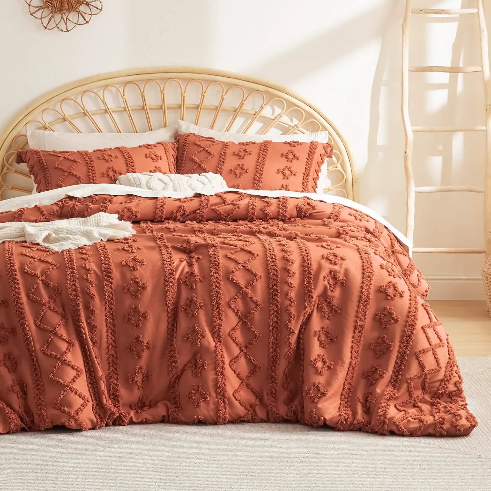 Boho Deluxe Embroidered Comforter Set