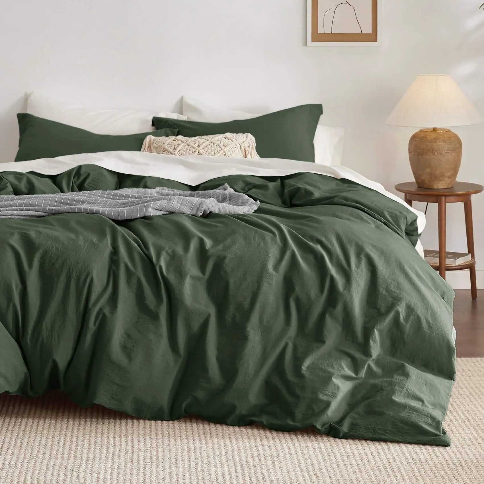 PureWoven™ Washed Cotton Duvet Cover Set