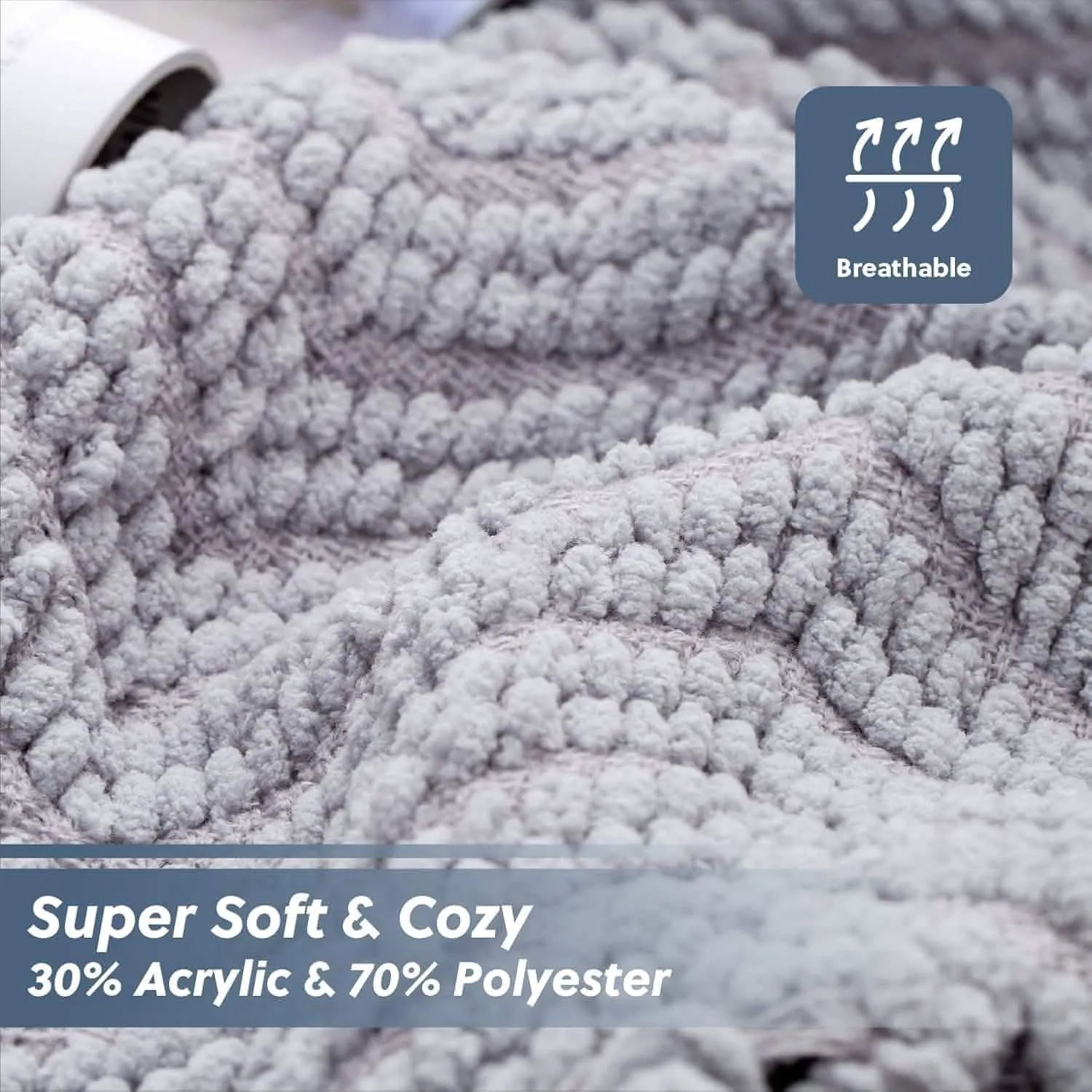 Multi-Purpose Knit Chenille Blanket