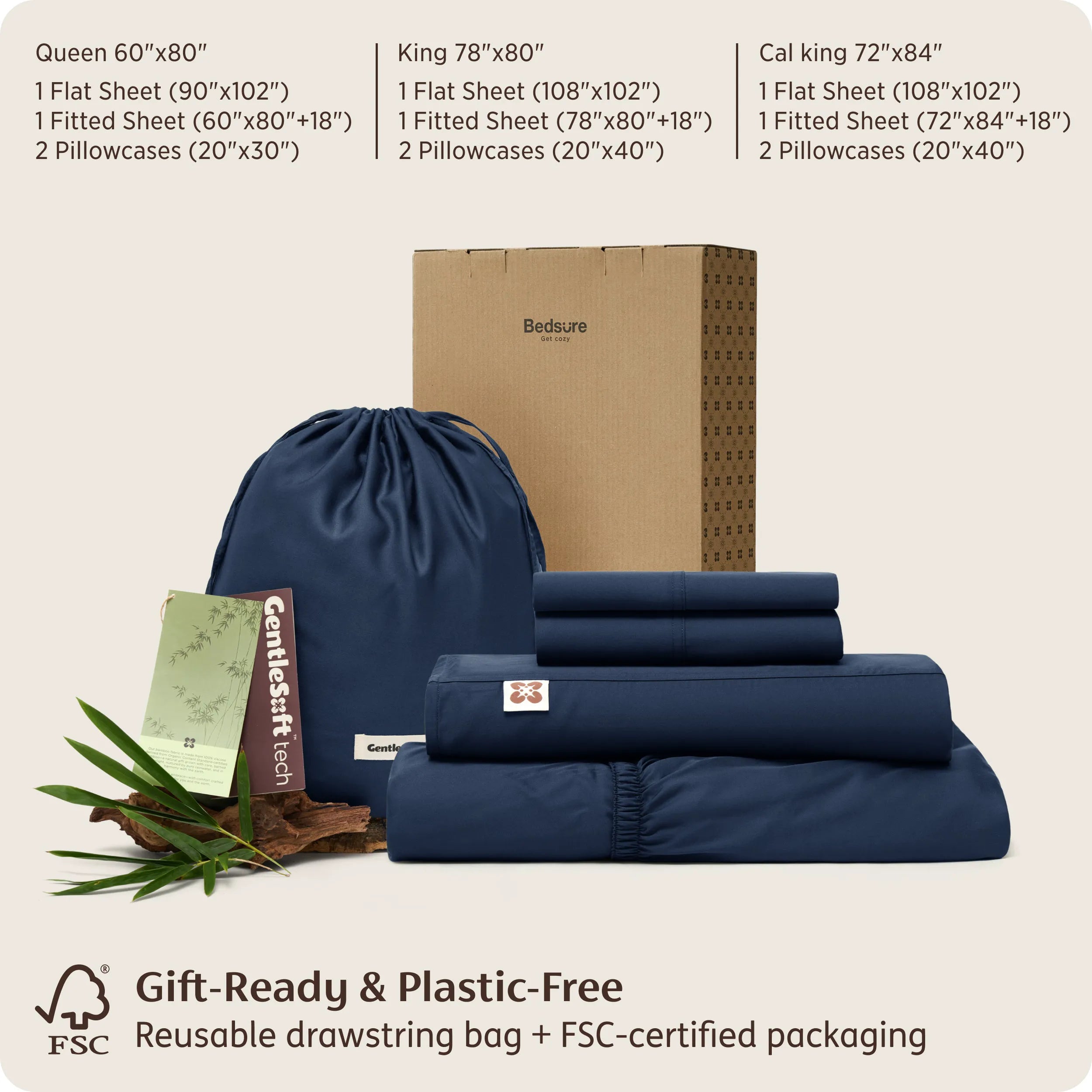 PureWoven™ Organic Bamboo Viscose Sheet Set