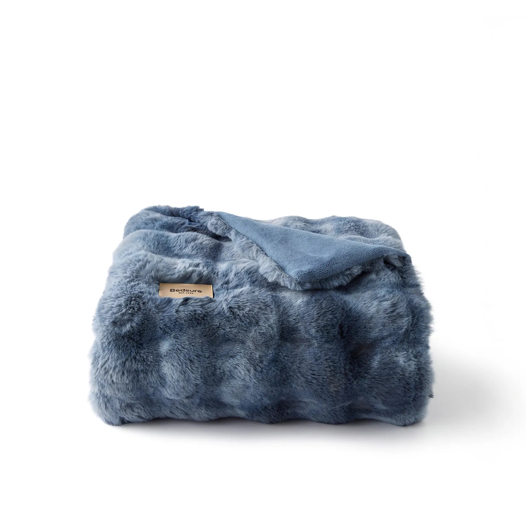 Faux Fur Bubble Blanket