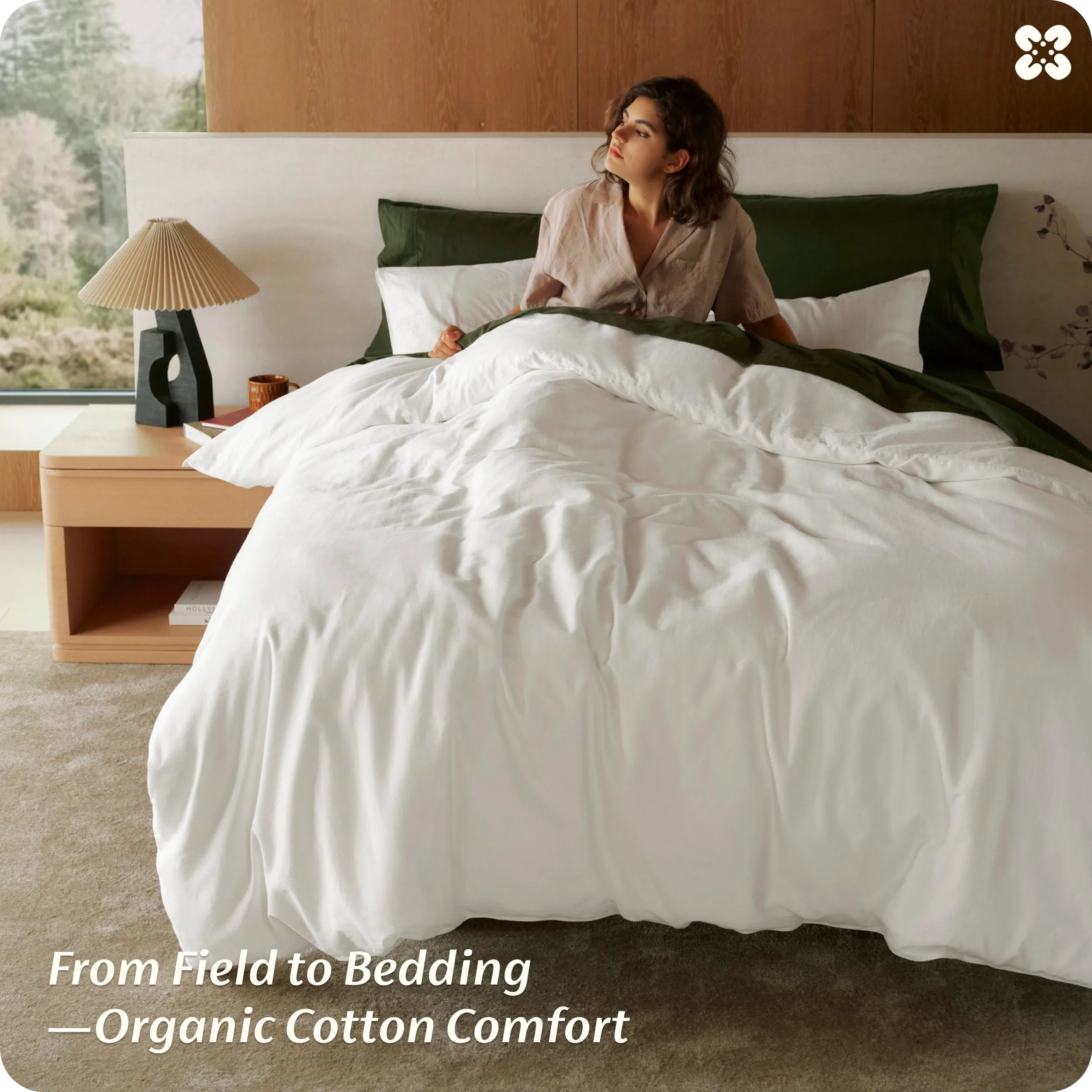 PureWoven™ Organic Cotton Duvet Cover Set