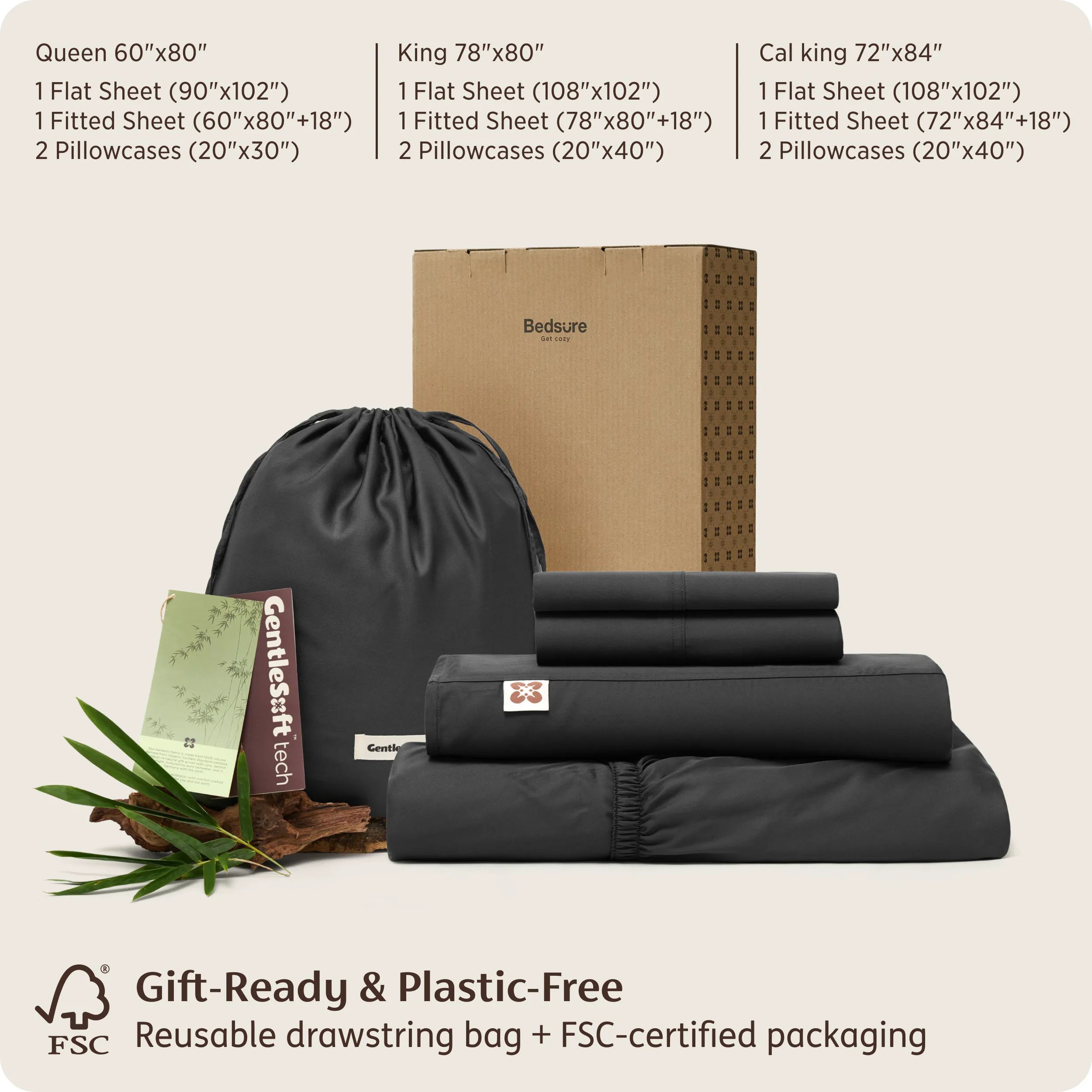 PureWoven™ Organic Bamboo Viscose Sheet Set