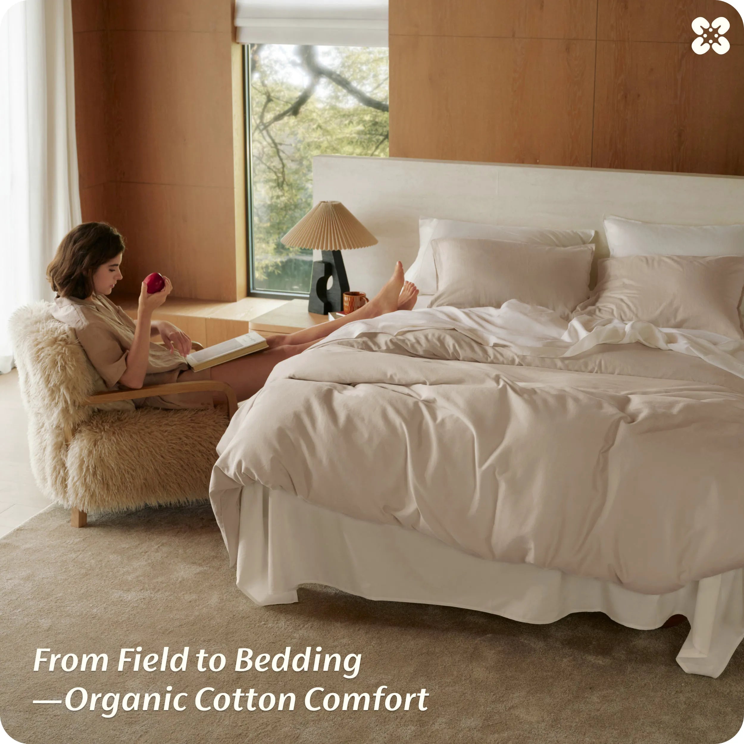 PureWoven™ Organic Cotton Duvet Cover Set
