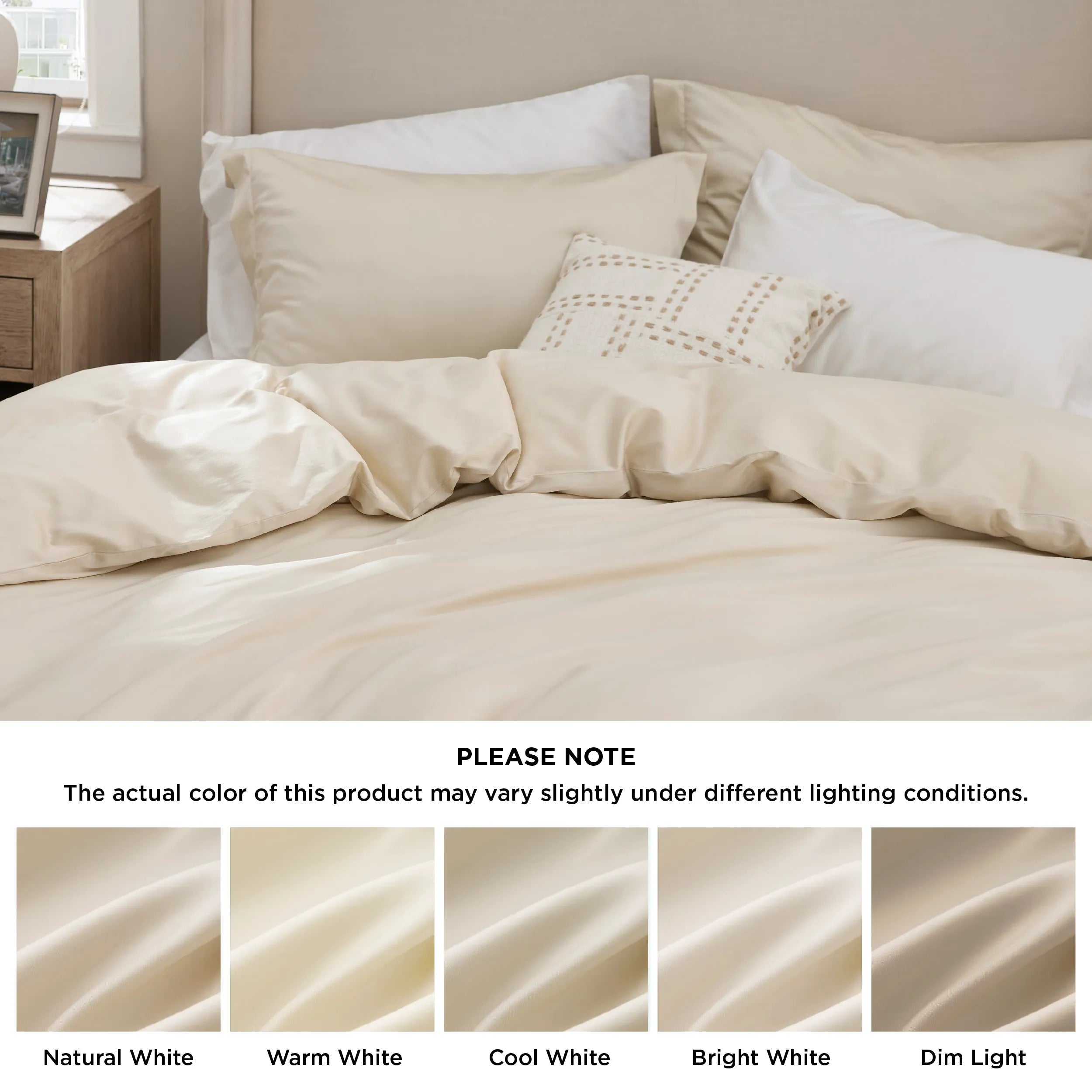 Lyocell Cotton Blend Duvet Cover Set