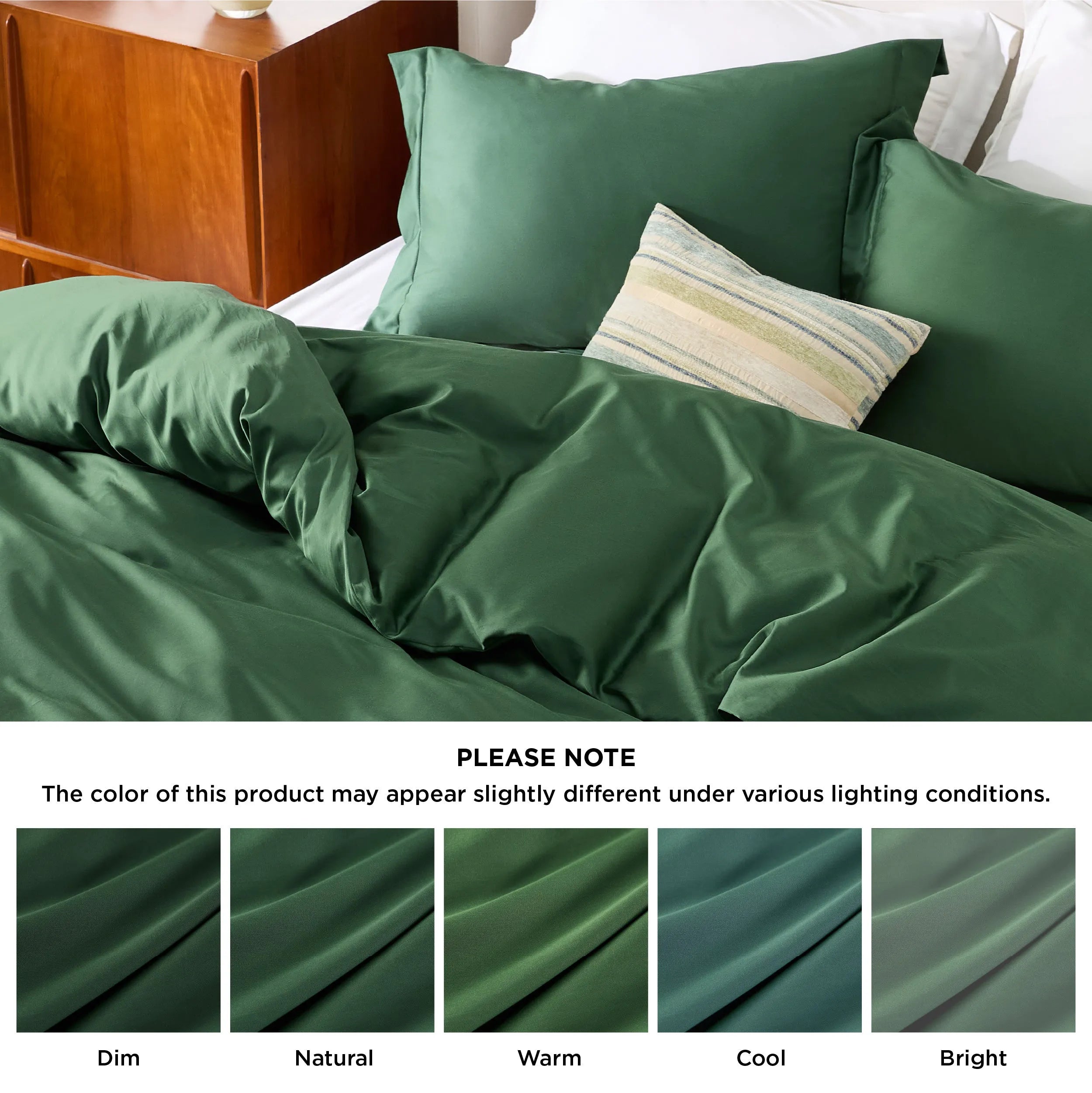 Lyocell Cotton Blend Duvet Cover Set