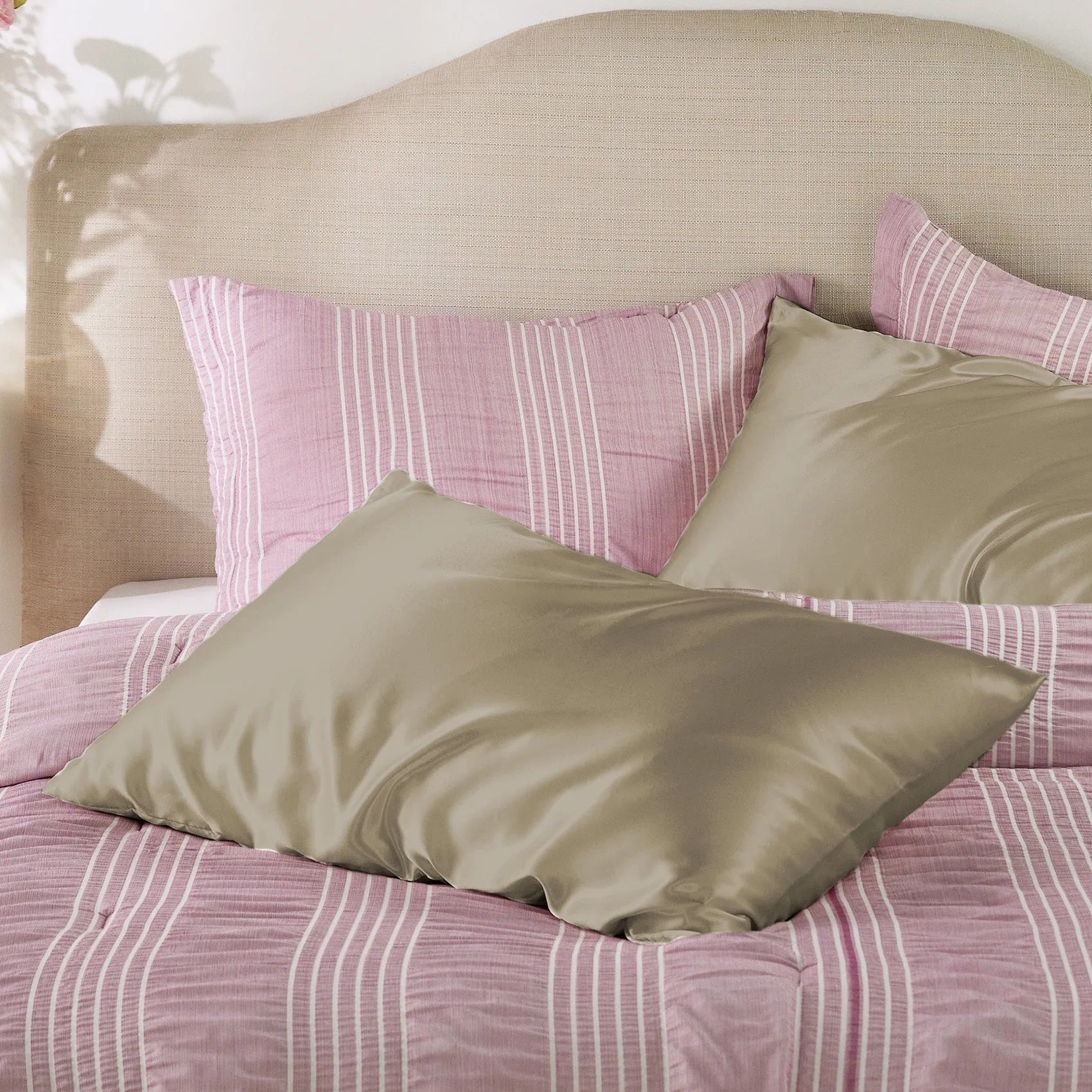 Luxurious Solid Satin Pillowcase