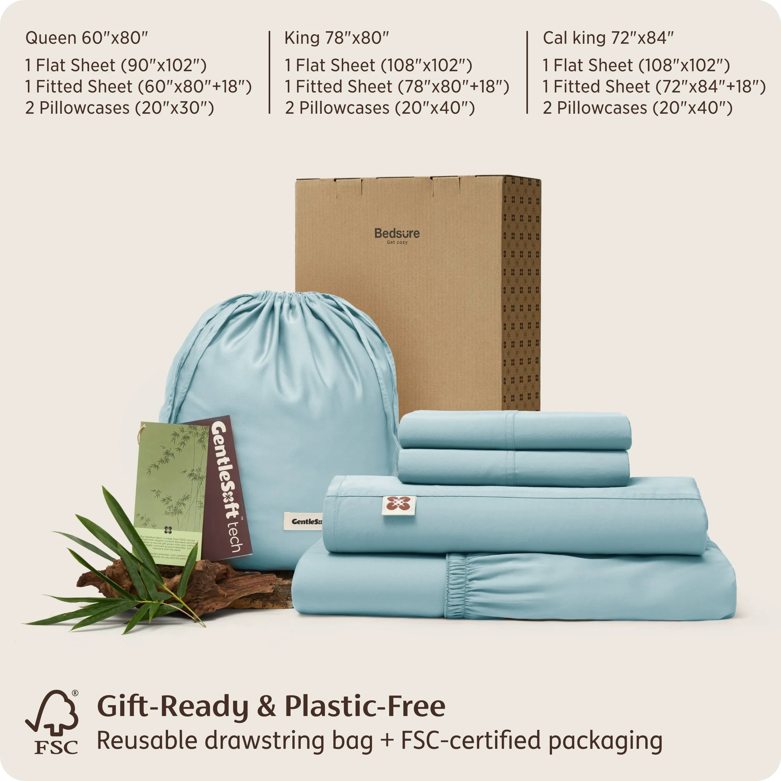PureWoven™ Organic Bamboo Viscose Sheet Set