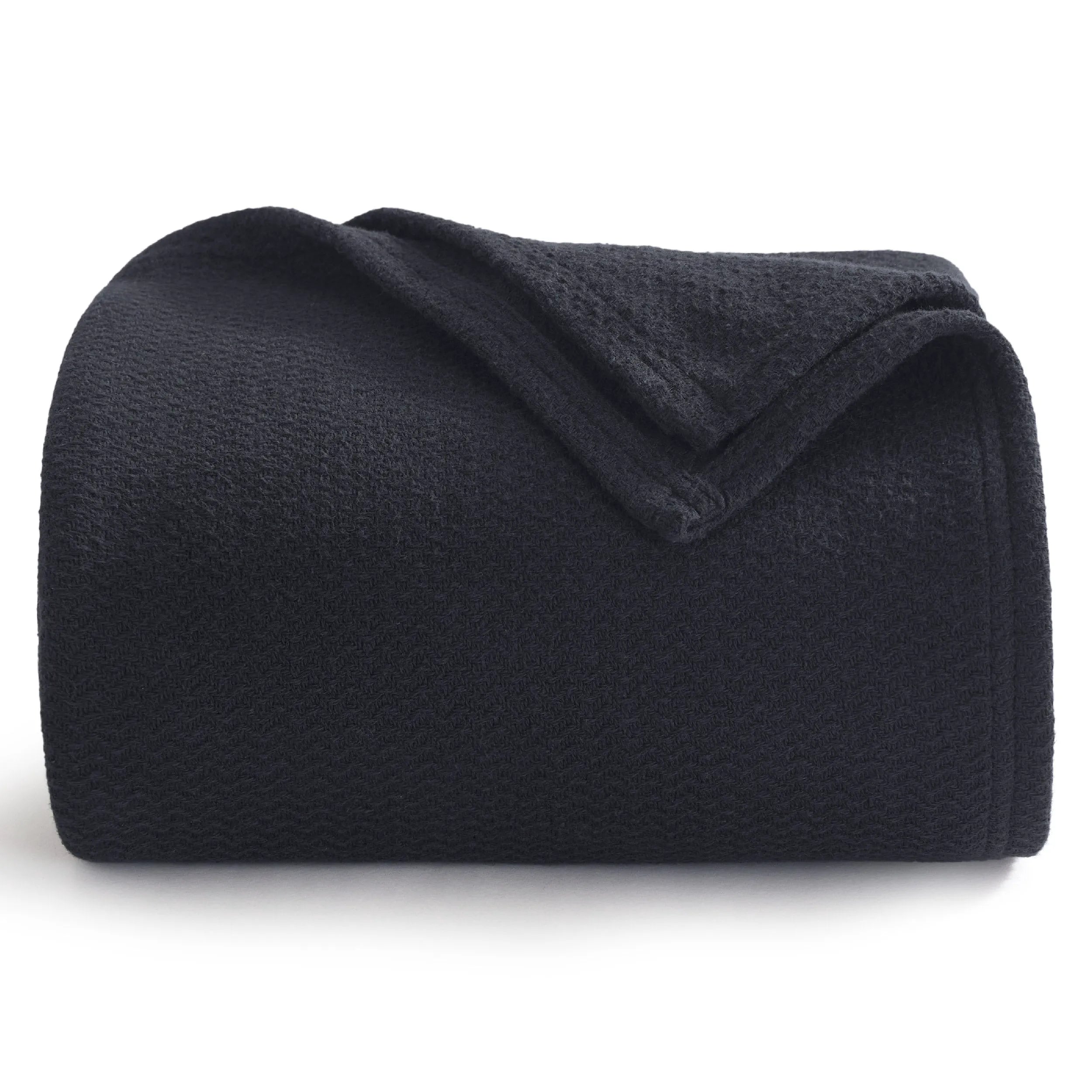100% Cotton Herringbone Woven Blanket