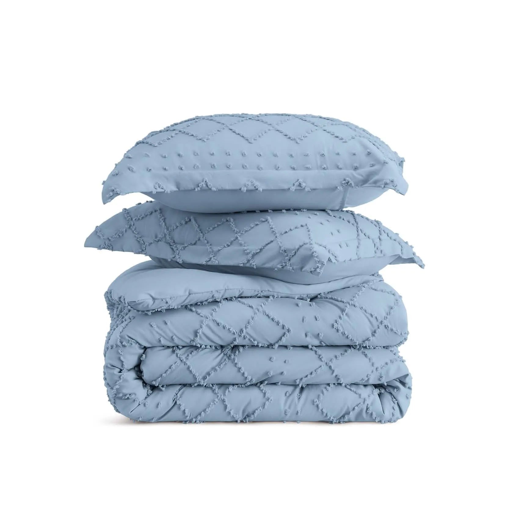 Tufted Embroidery Comforter Set