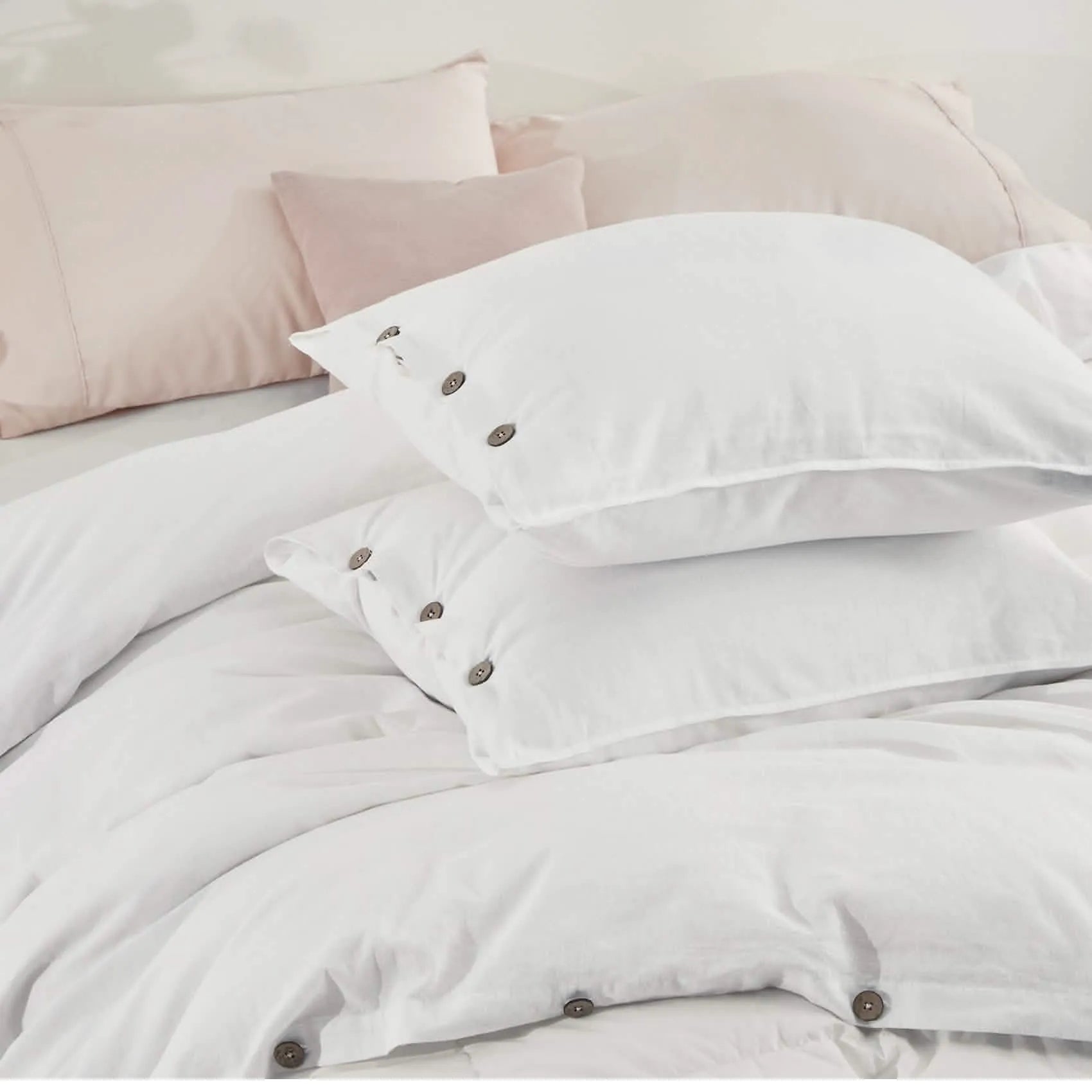 PureWoven™ Cotton-Linen Blend Duvet Cover Set