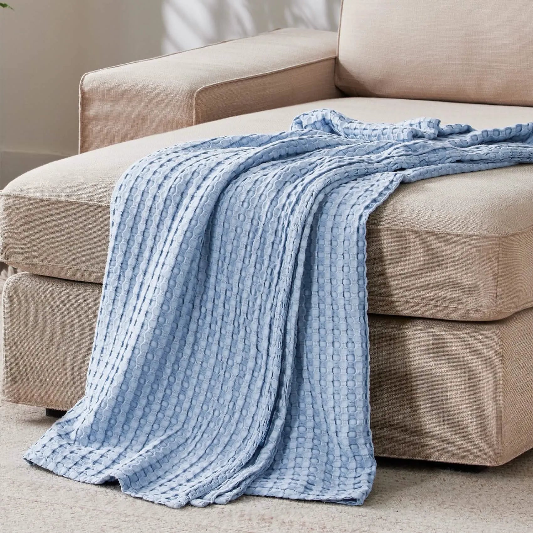 Bamboo Rayon Waffle Blanket