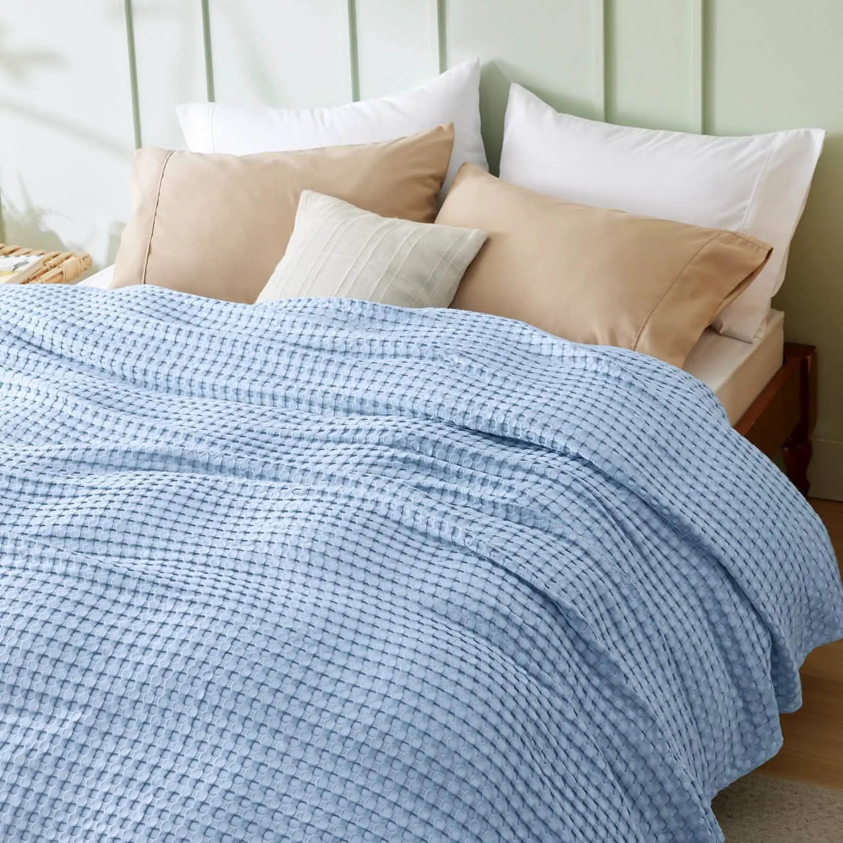 Bamboo Rayon Waffle Blanket