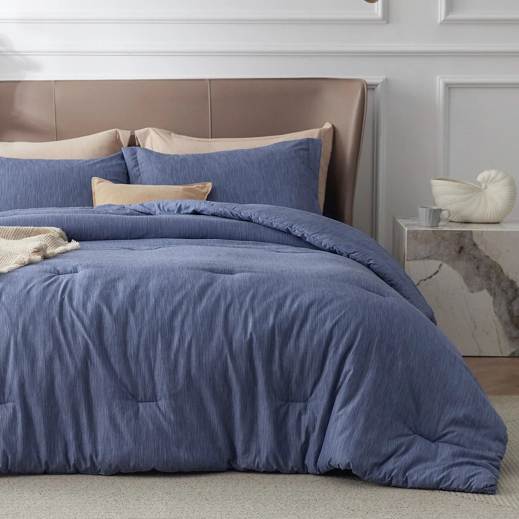 Cationic Dye Comforter Set - 90gsm