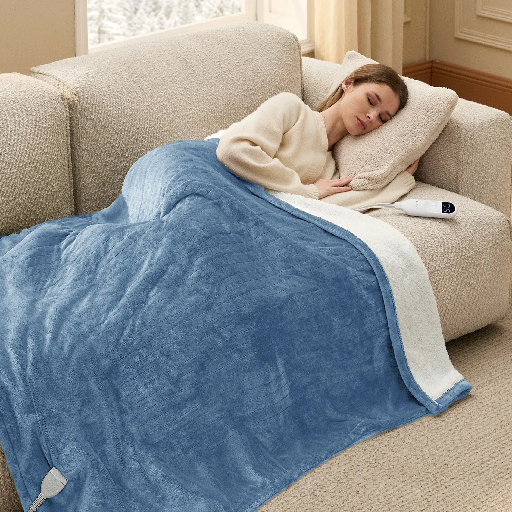 Heated Flannel Blanket