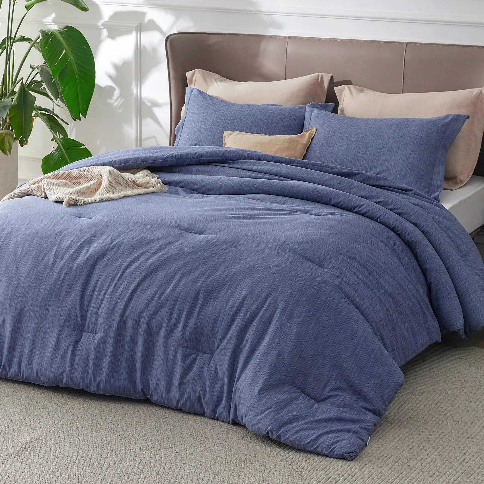 Cationic Dye Comforter Set - 90gsm