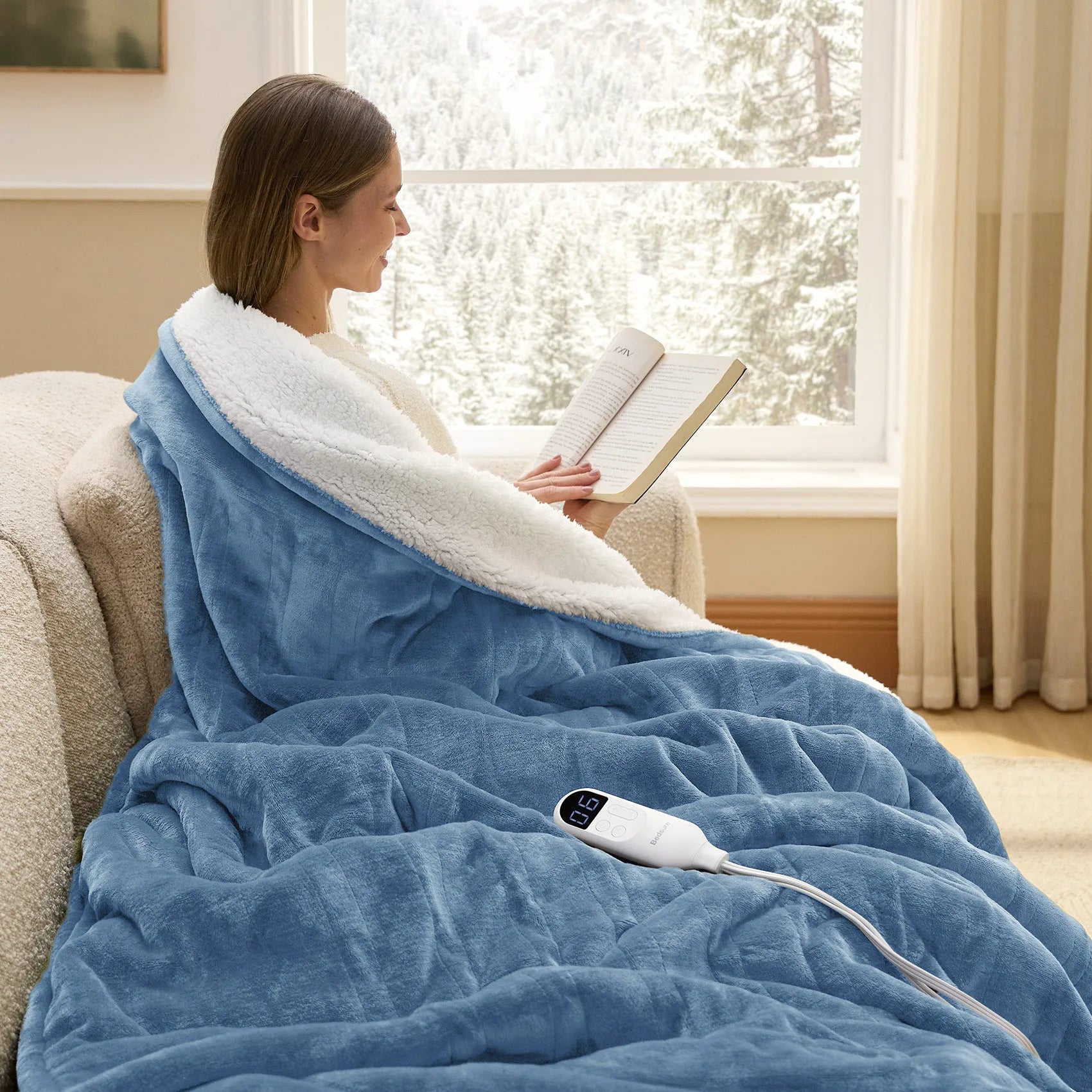 Heated Flannel Blanket