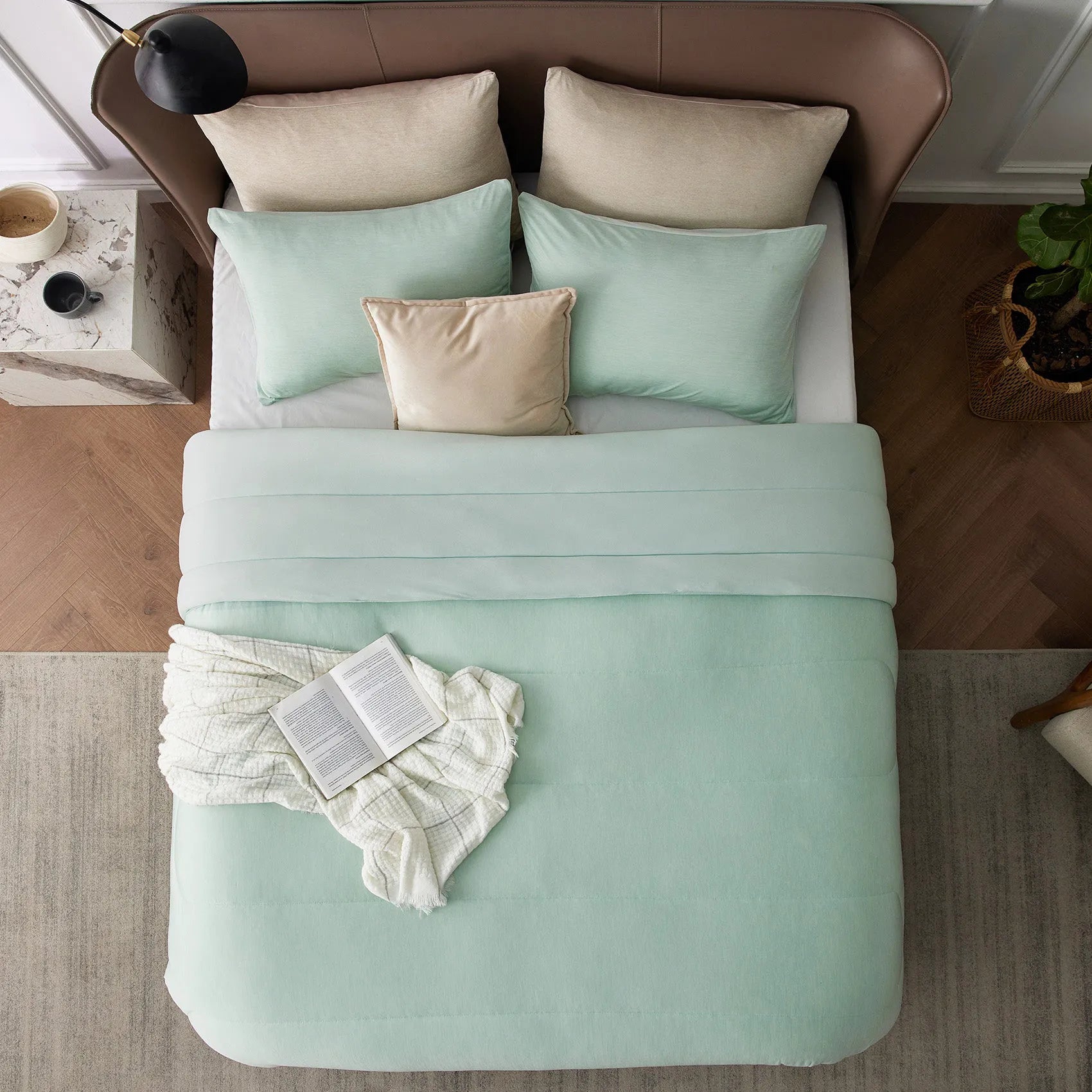 Reversible Warm & Cooling Comforter Set