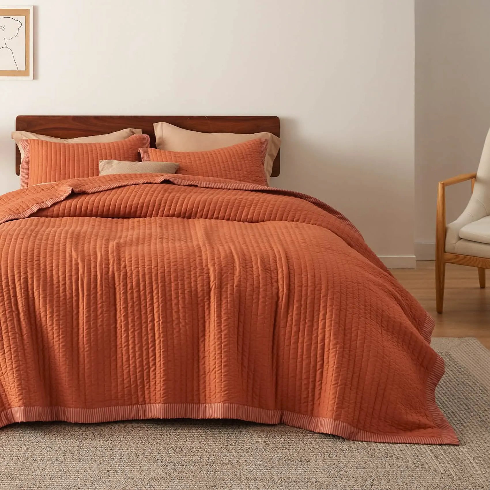 Corduroy Quilt Set