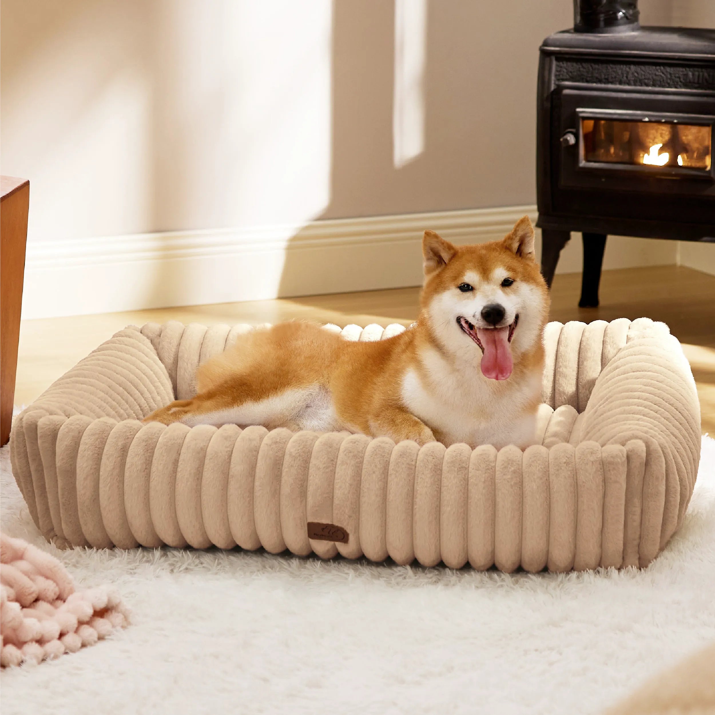 ComfyFleece™ Rectangular Dog Bed
