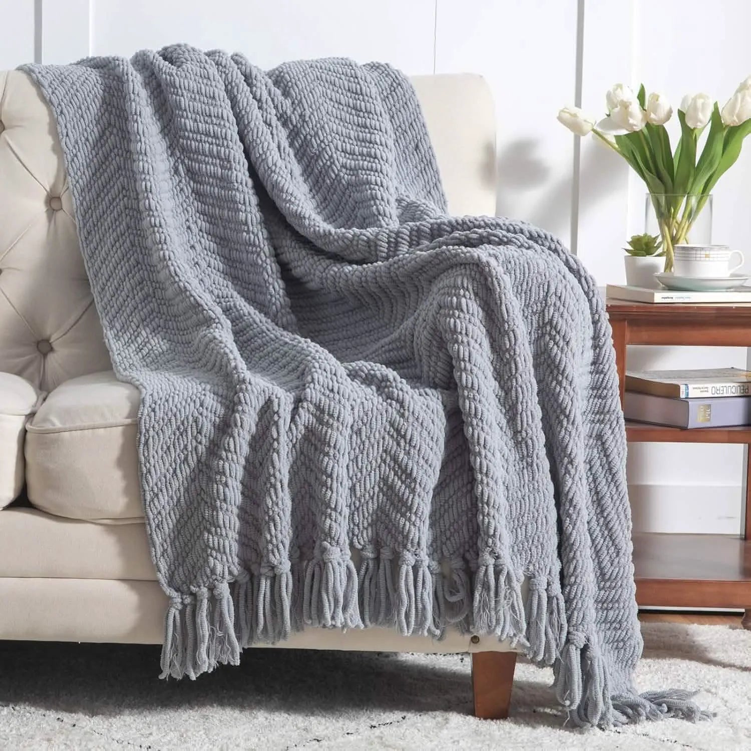 Multi-Purpose Knit Chenille Blanket