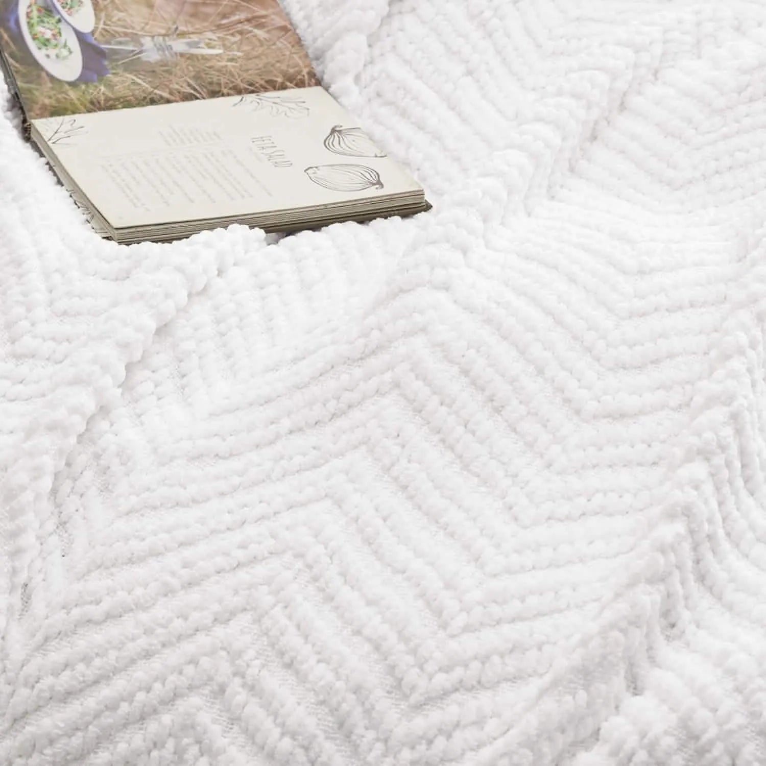 Multi-Purpose Knit Chenille Blanket