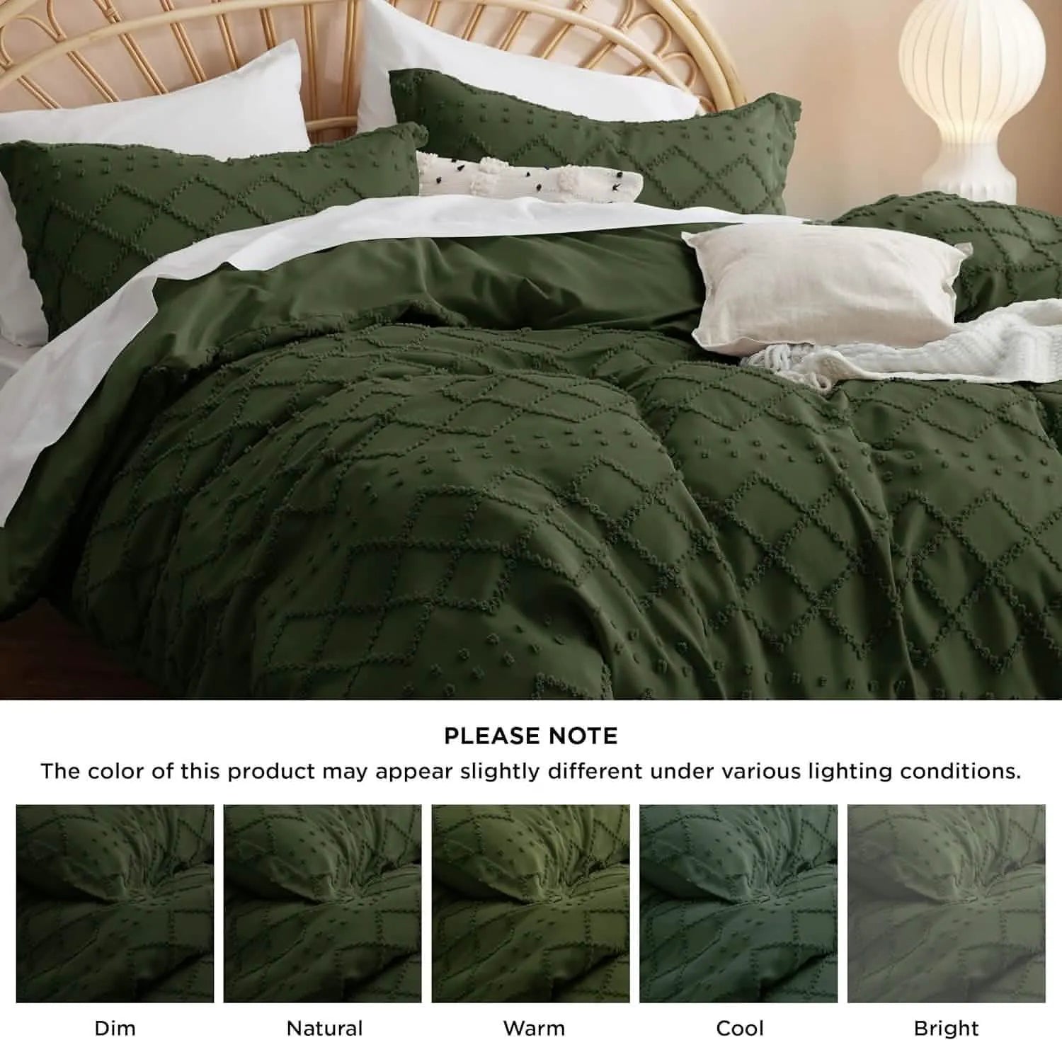 Boho Embroidery Duvet Cover Set