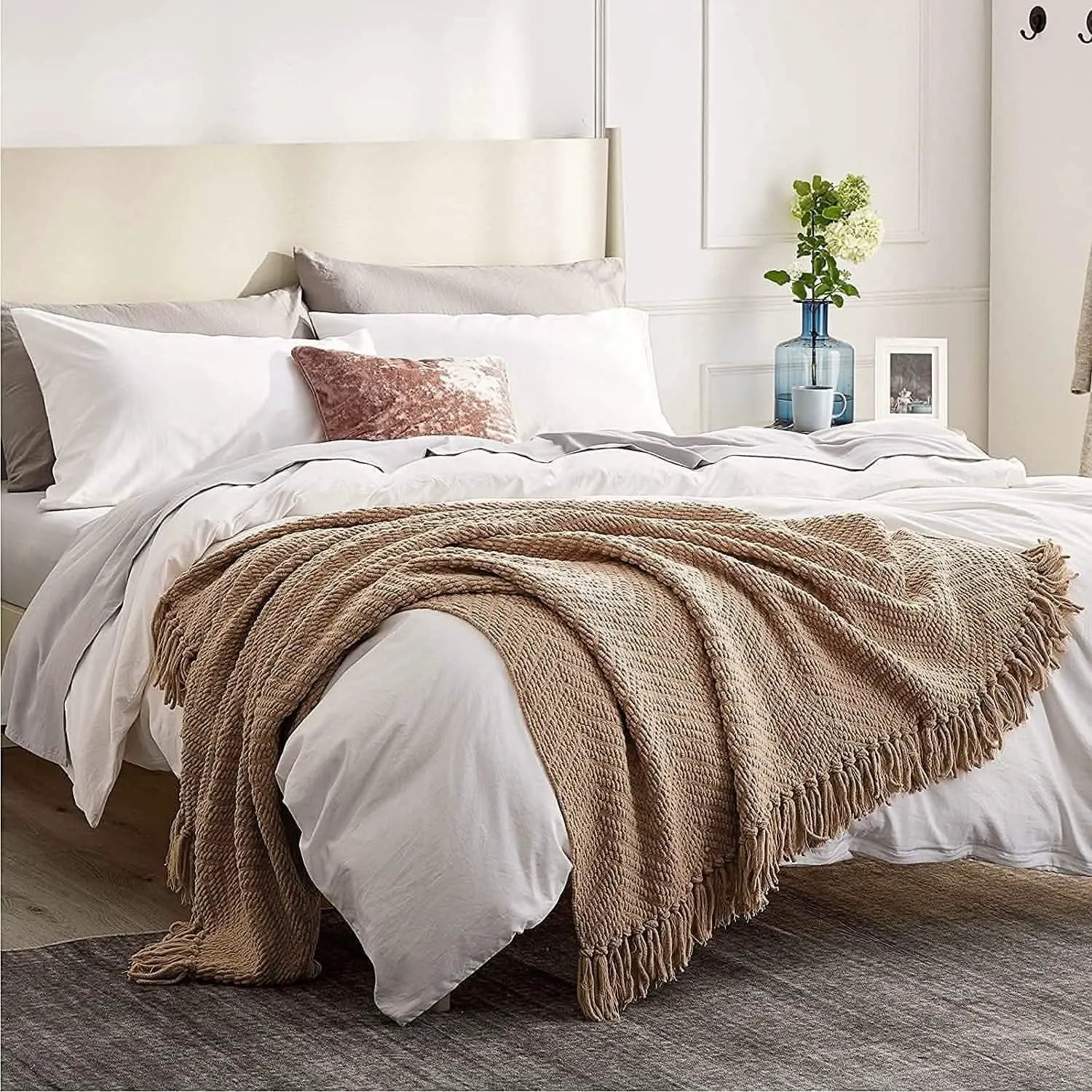 Multi-Purpose Knit Chenille Blanket