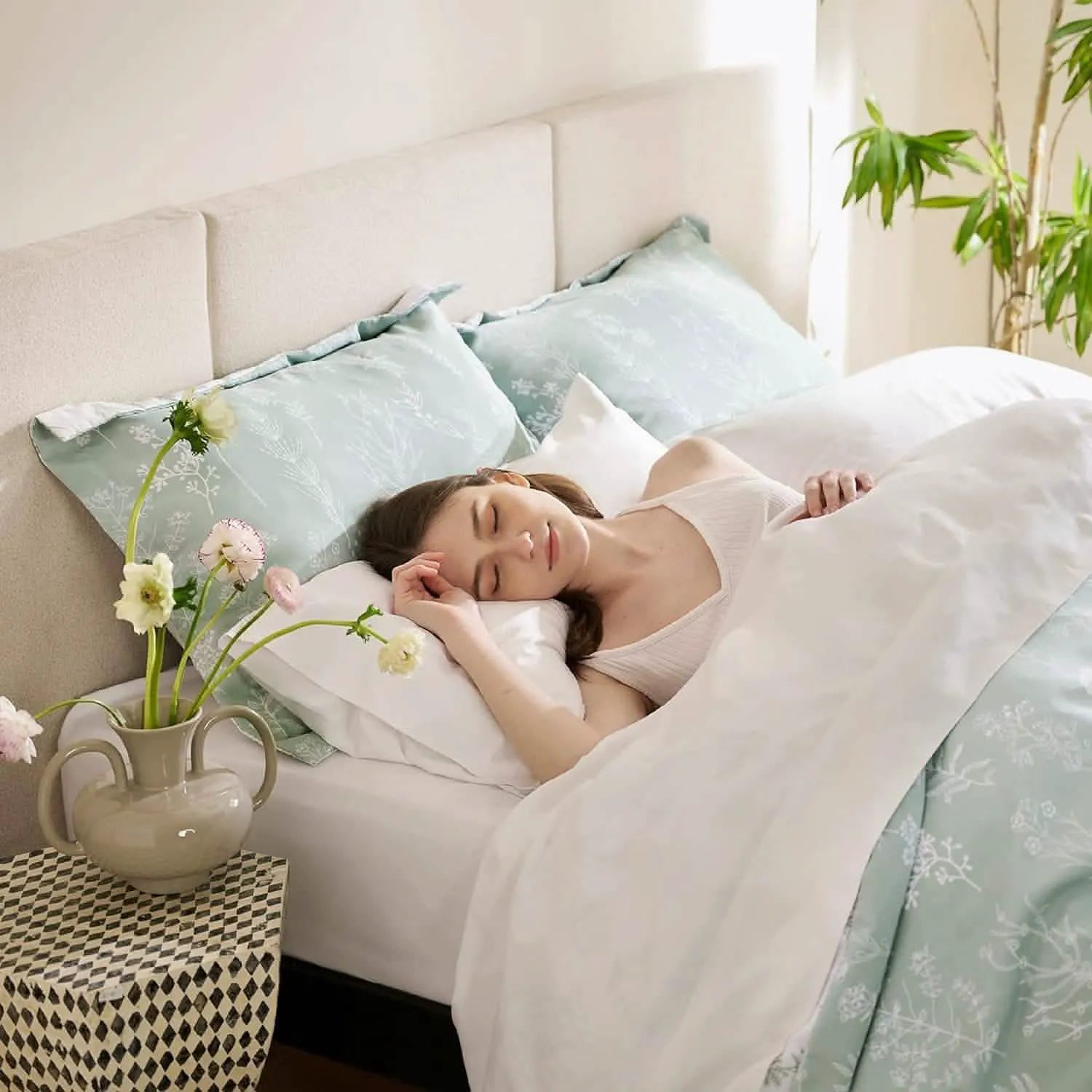 Reversible Floral Duvet Cover Set