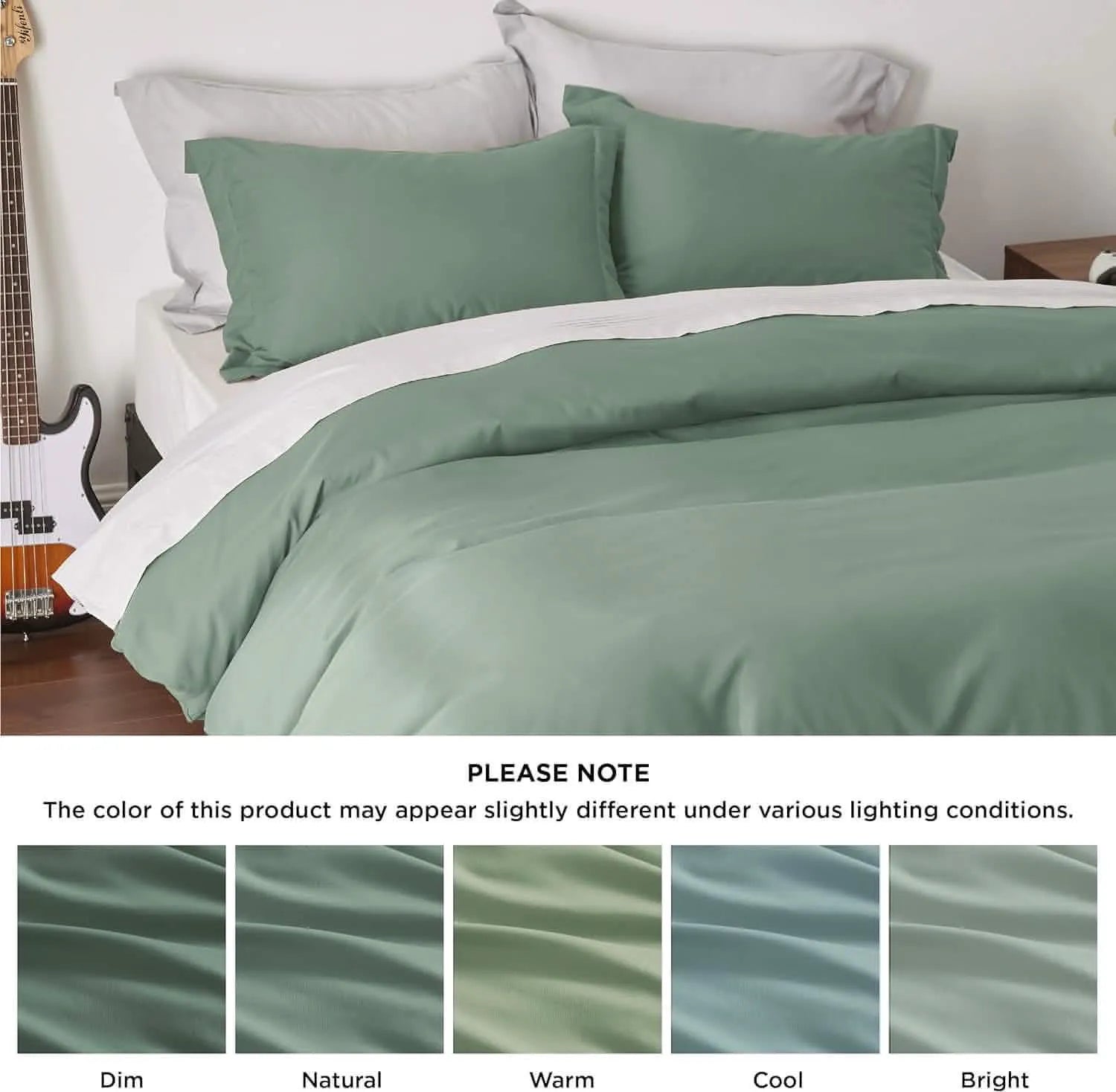 Brushed Microfiber Duvet Cover Set