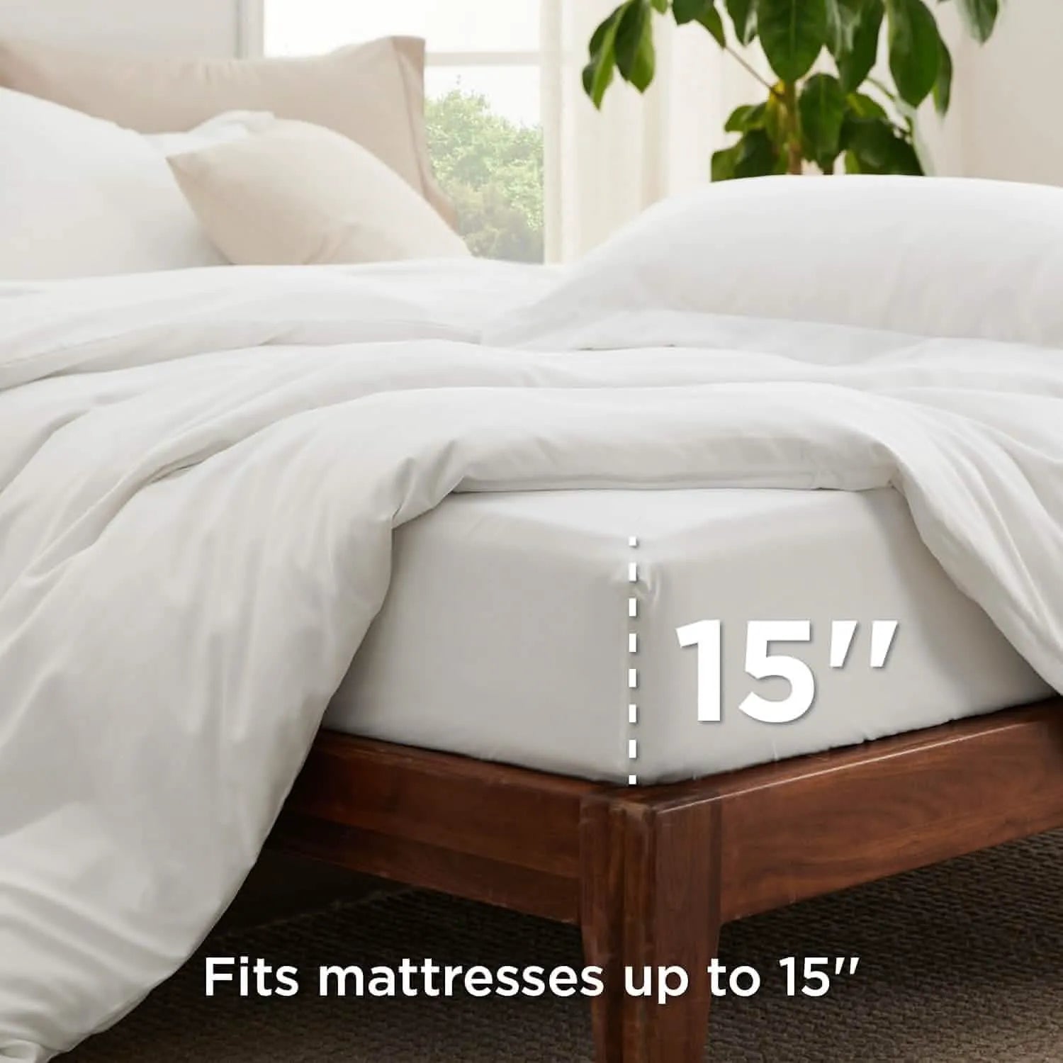 Brushed Microfiber Duvet Cover Set with Fitted Sheet