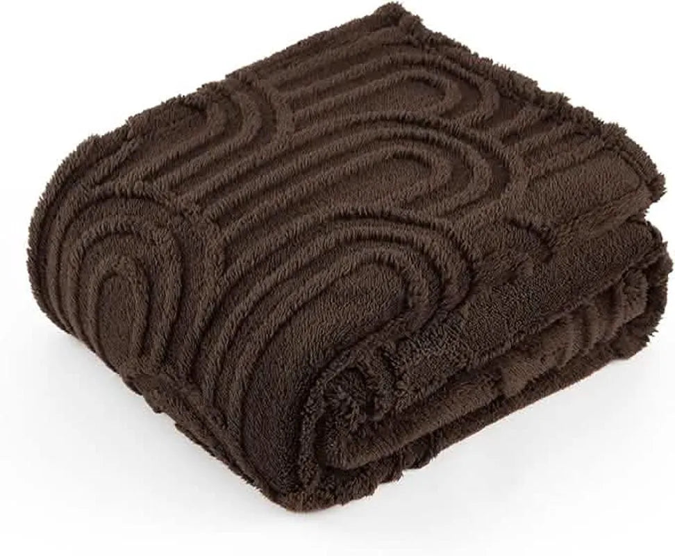 Arch Shaggy Sherpa Fleece Blanket