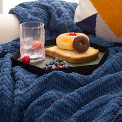 Multi-Purpose Knit Chenille Blanket