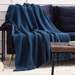 Multi-Purpose Knit Chenille Blanket