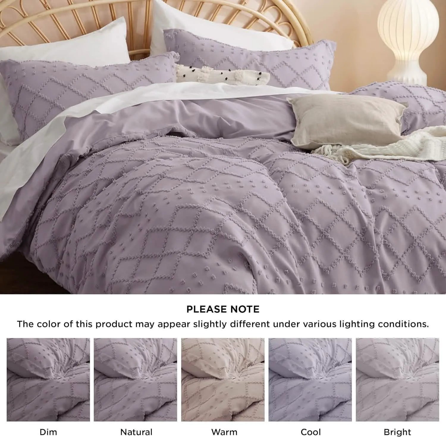 Boho Embroidery Duvet Cover Set