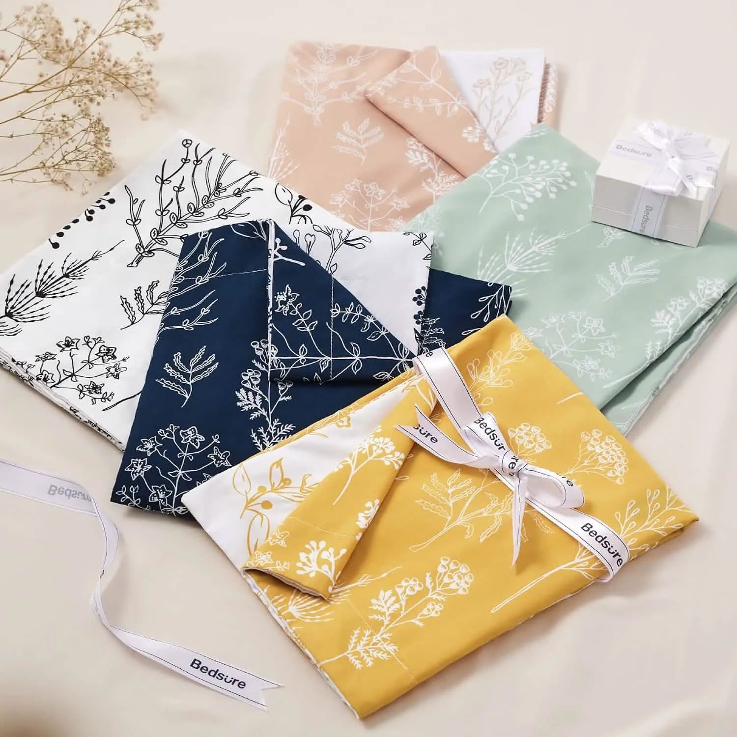 Reversible Floral Comforter Set