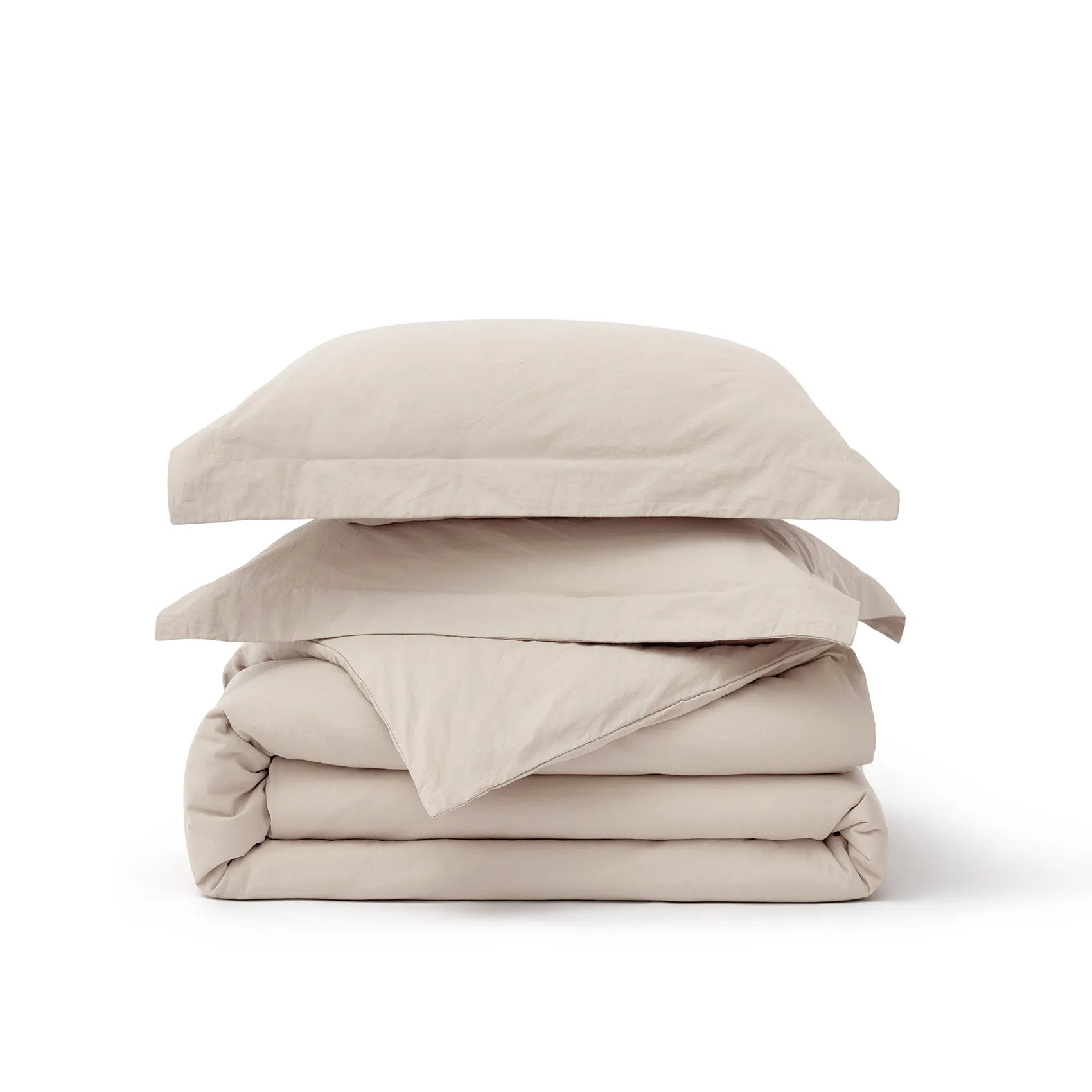 PureWoven™ Washed Cotton Duvet Cover Set