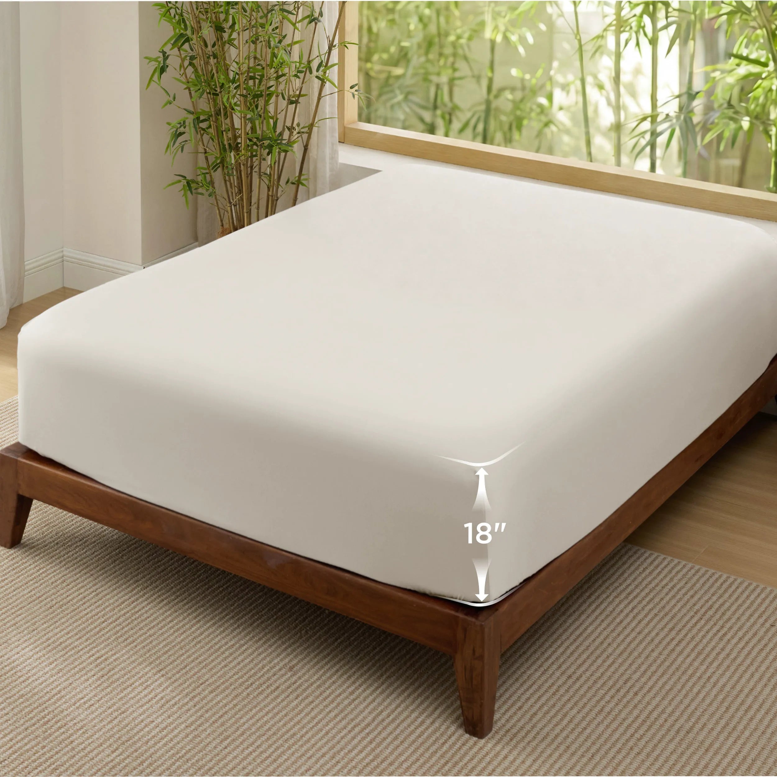 Rayon from Bamboo Fitted Sheet
