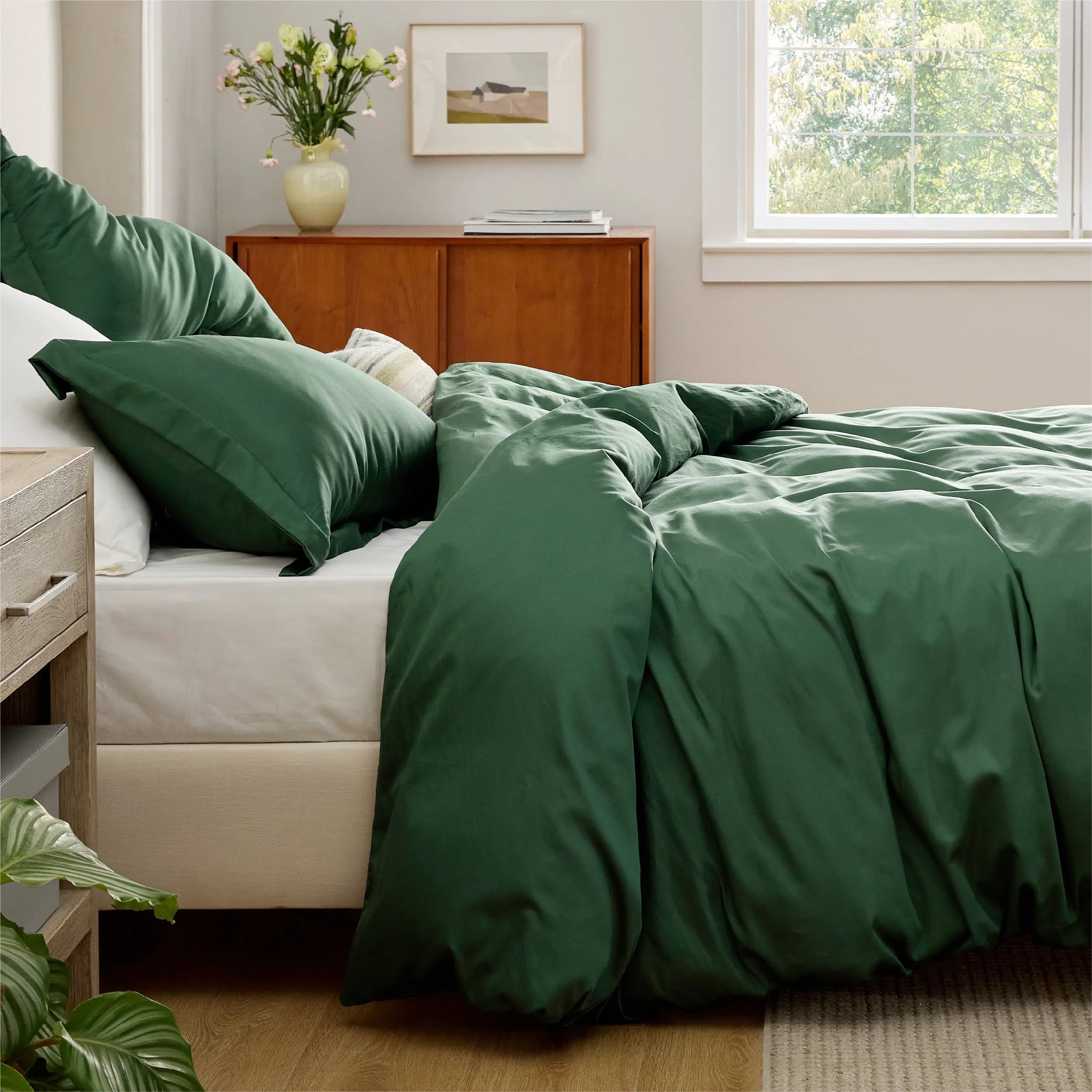 Lyocell Cotton Blend Duvet Cover Set