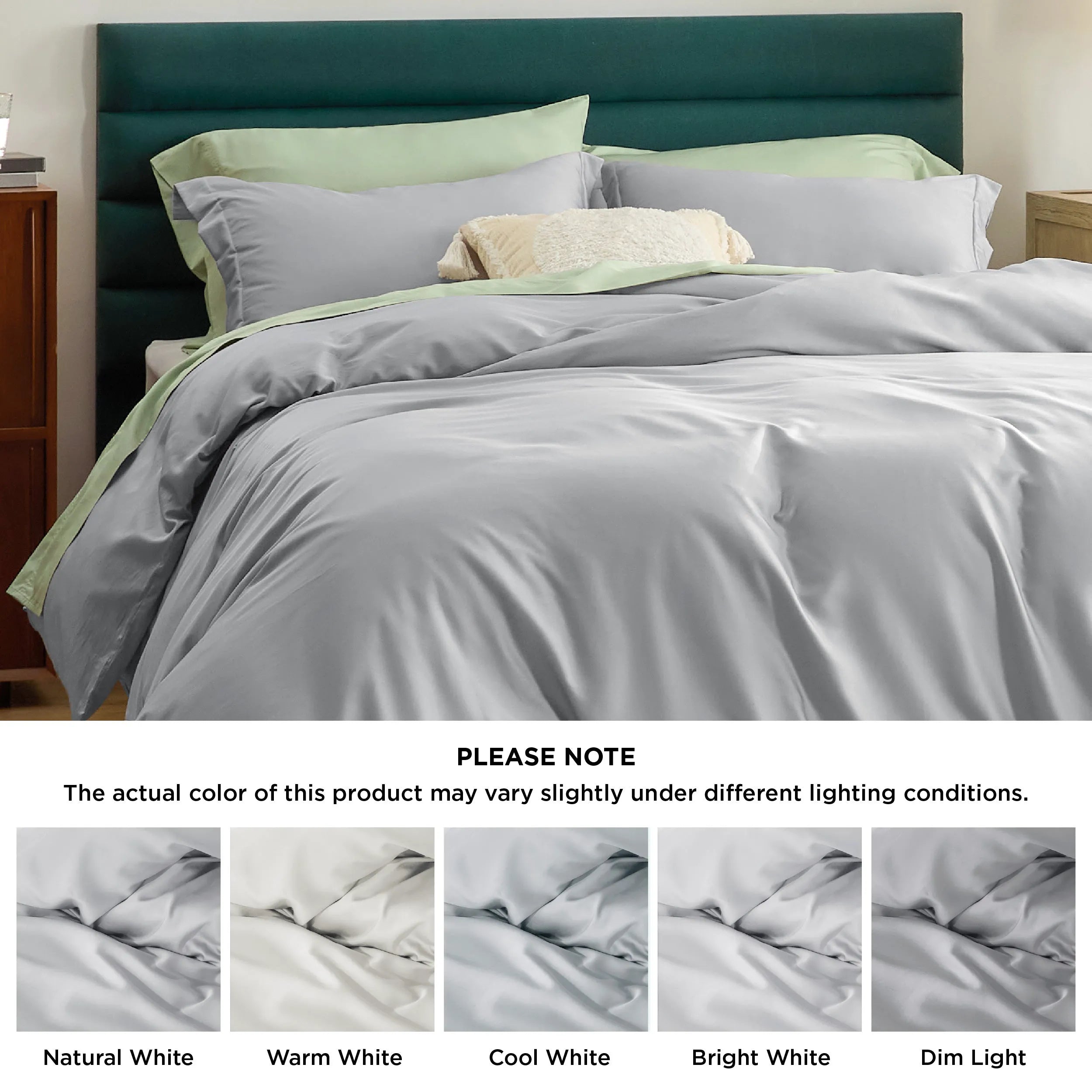 Lyocell Cotton Blend Duvet Cover Set