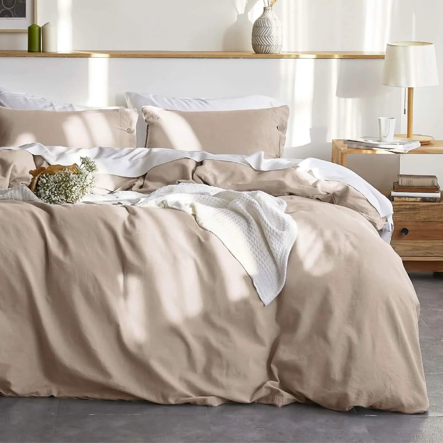 PureWoven™ Cotton-Linen Blend Duvet Cover Set