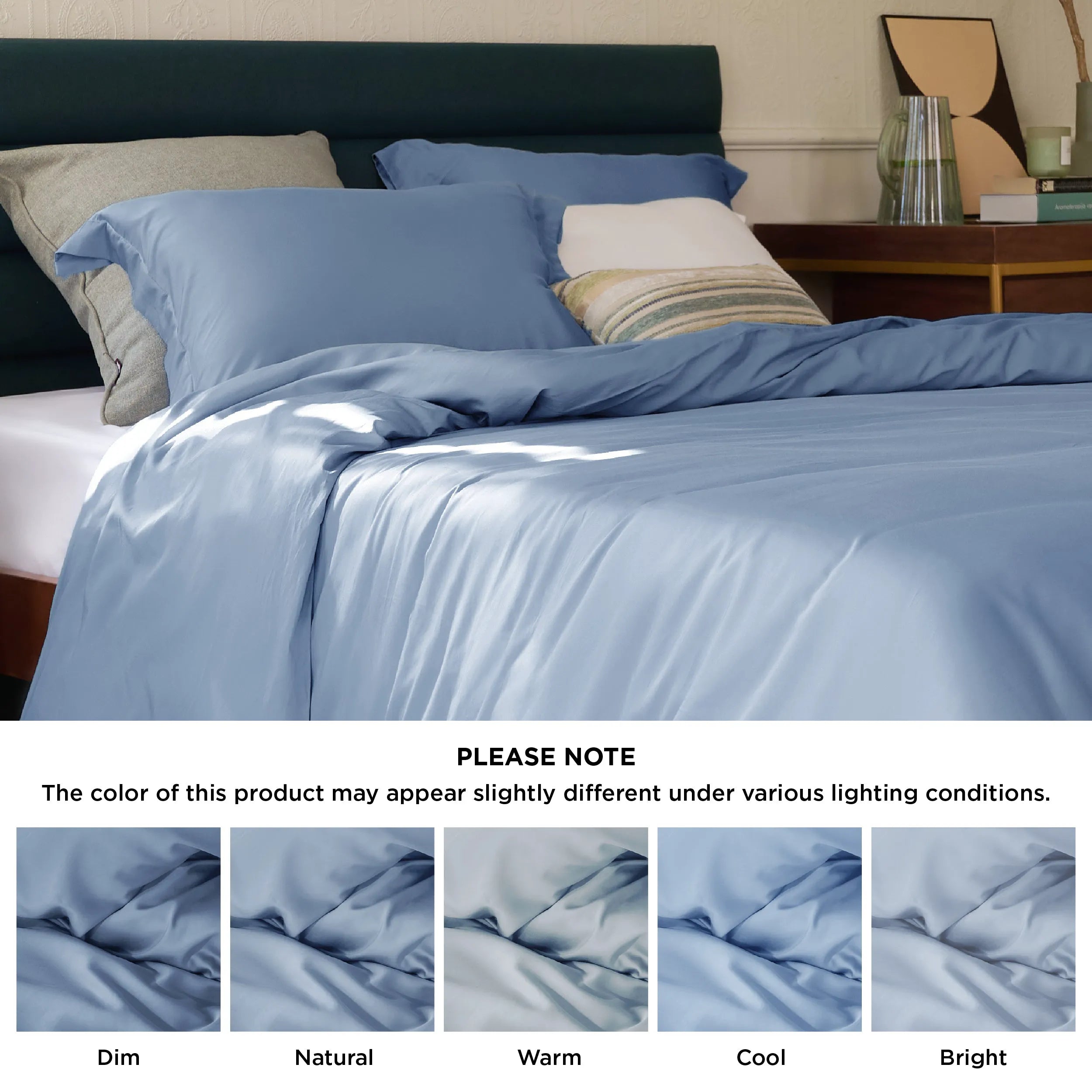 Lyocell Cotton Blend Duvet Cover Set
