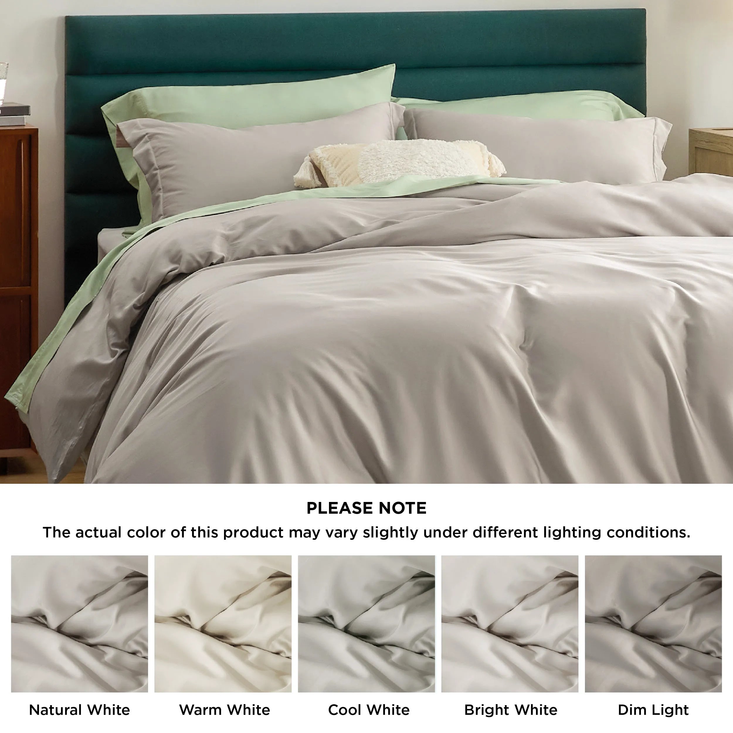 Lyocell Cotton Blend Duvet Cover Set