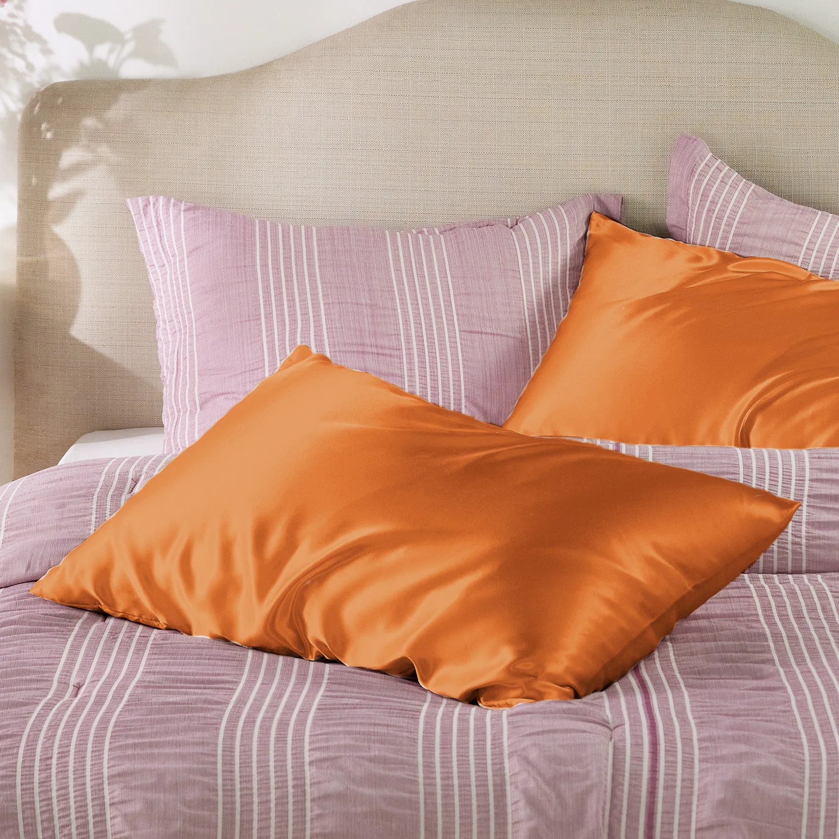 Luxurious Solid Satin Pillowcase