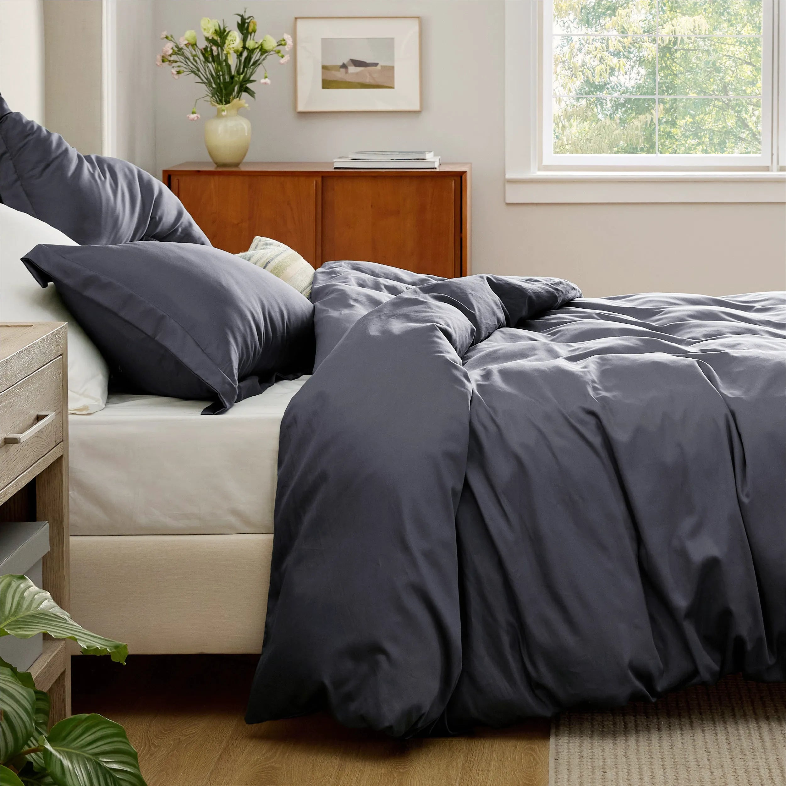 Lyocell Cotton Blend Duvet Cover Set