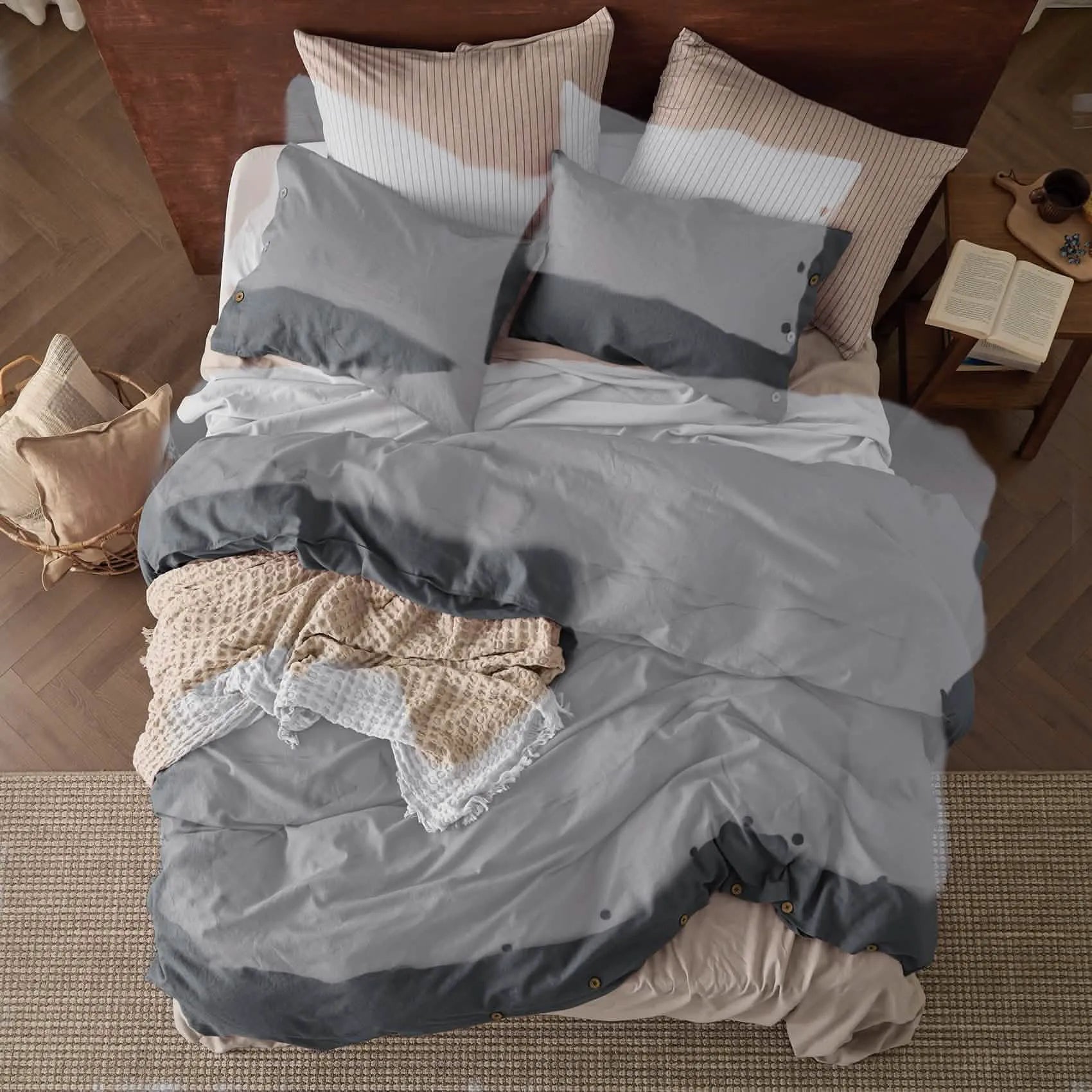 PureWoven™ Cotton-Linen Blend Duvet Cover Set