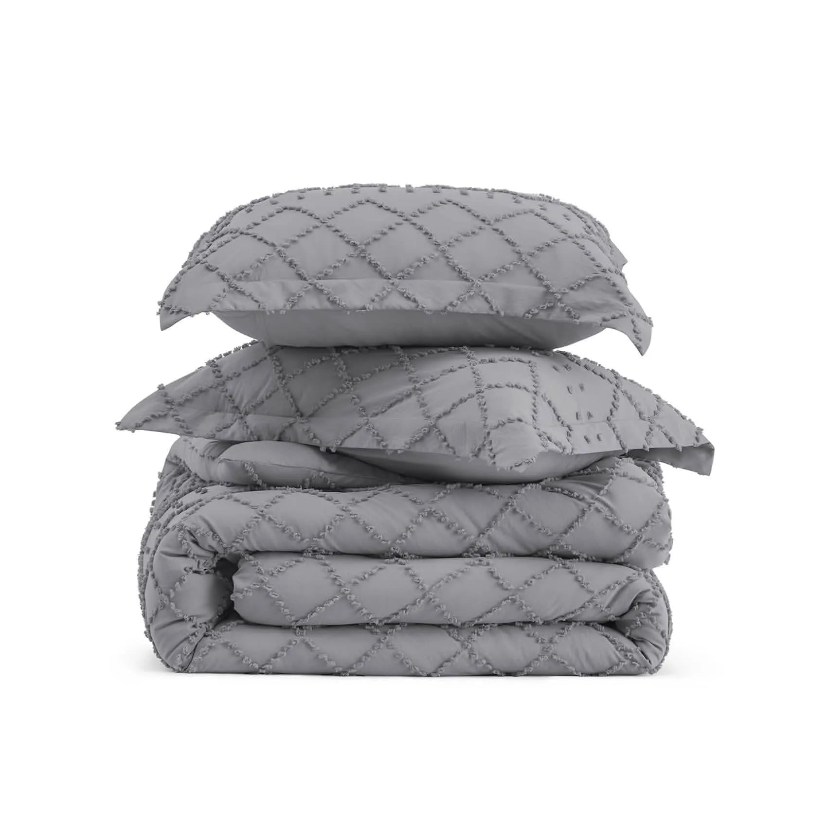 Tufted Embroidery Comforter Set