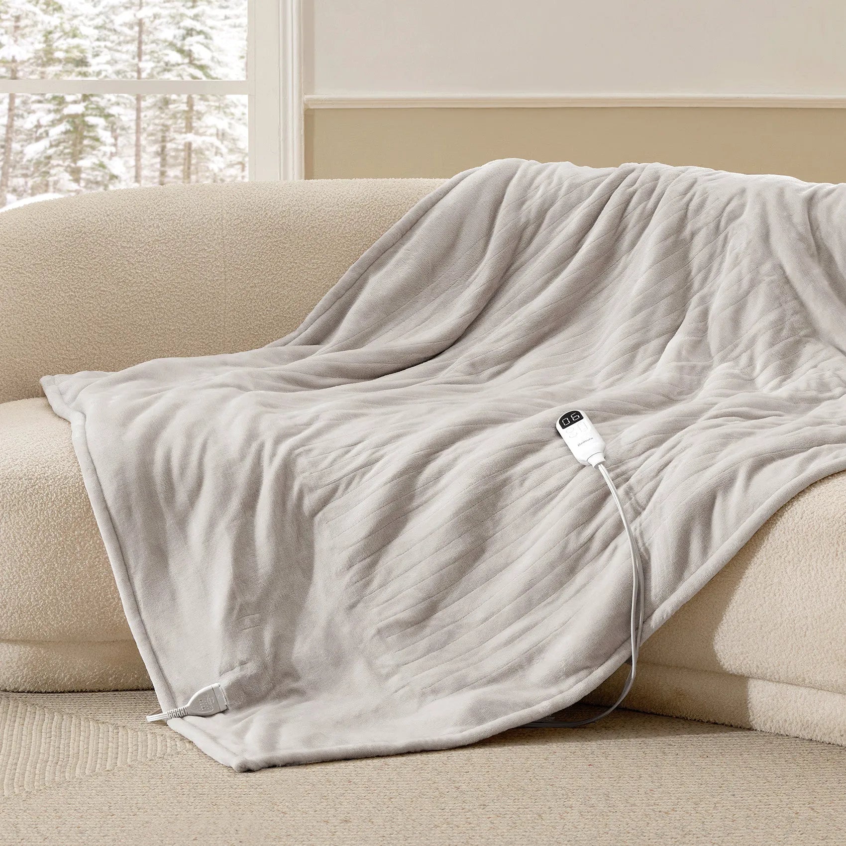 Heated Flannel Blanket