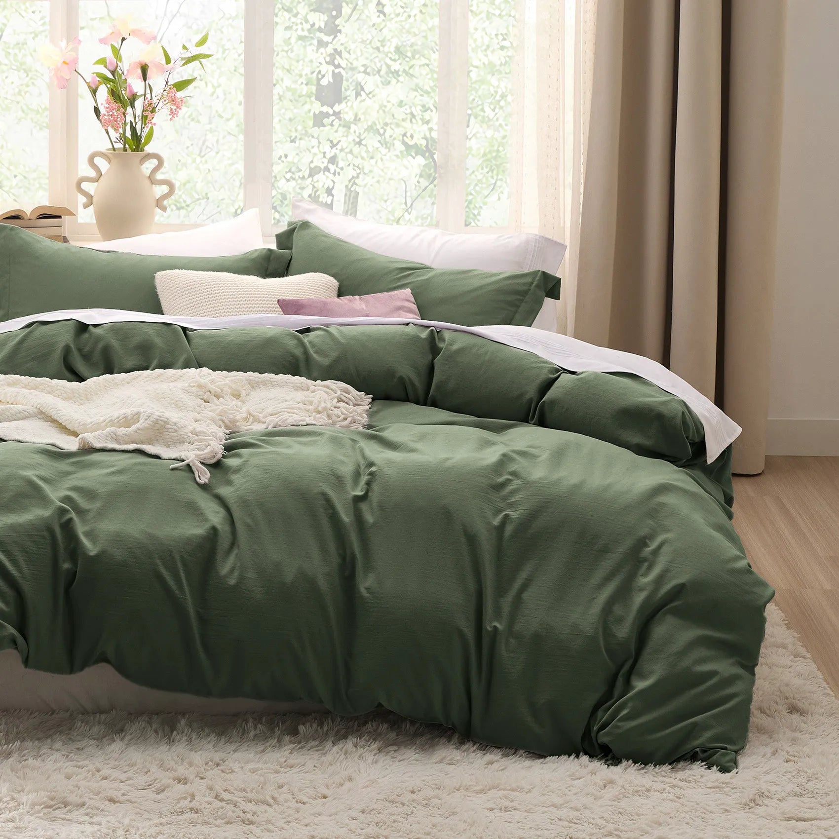 Ultra-Soft Hypoallergenic Microfiber Duvet Cover Set