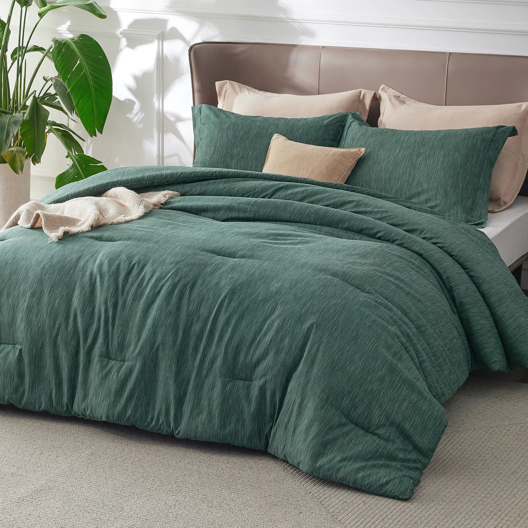 Cationic Dye Comforter Set - 90gsm